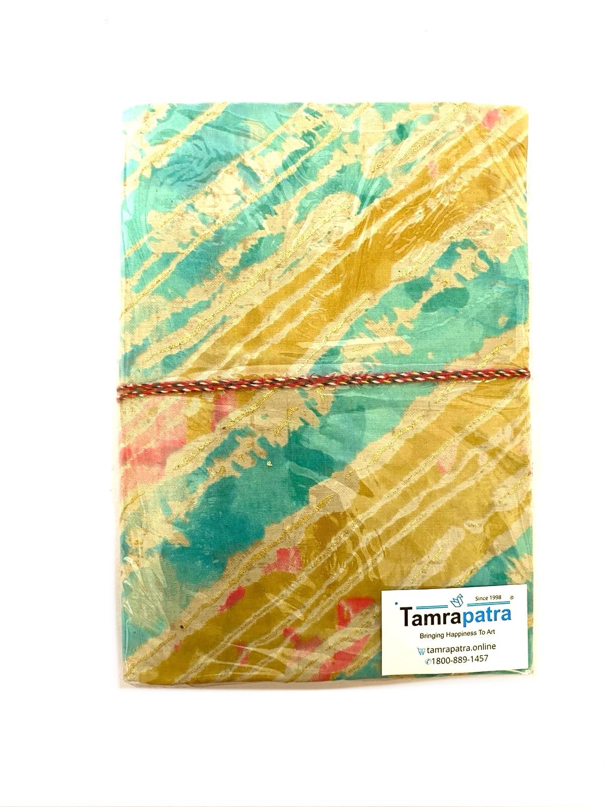 Handmade Paper Diary Gifting Collection Floral Cloth Painting XL Tamrapatra