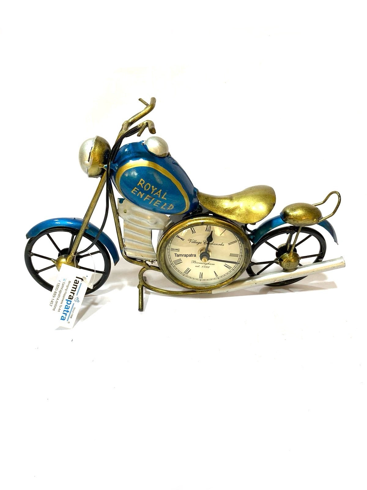 Bike Designed Table Clock Series For Motorbike Lovers Exclusive Tamrapatra