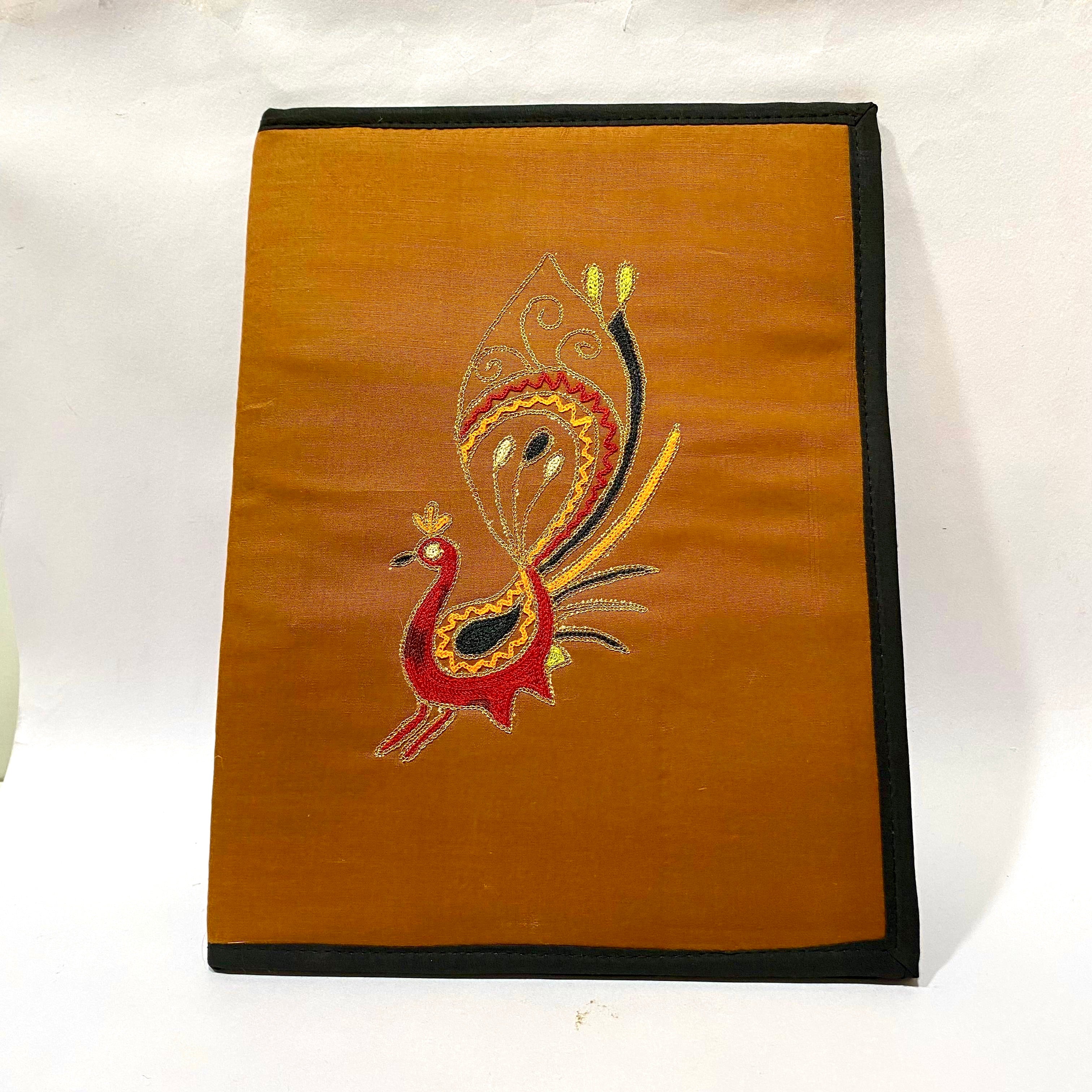 Embroidery Handmade Files To Store Documents Ethnic Collection By Tamrapatra