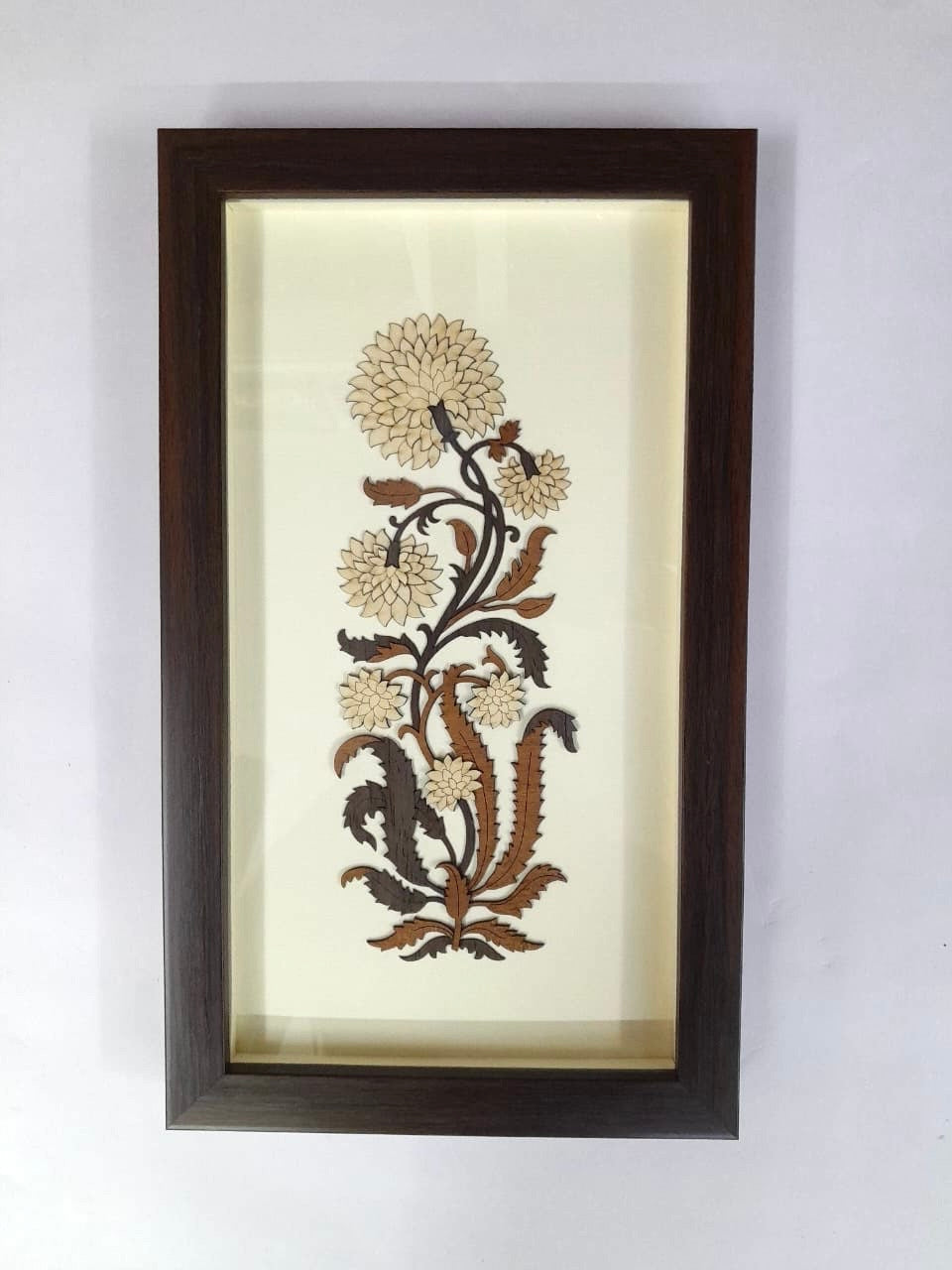 Floral Theme With Detailed Craftmanship Of Marquetry Exclusively By Tamrapatra