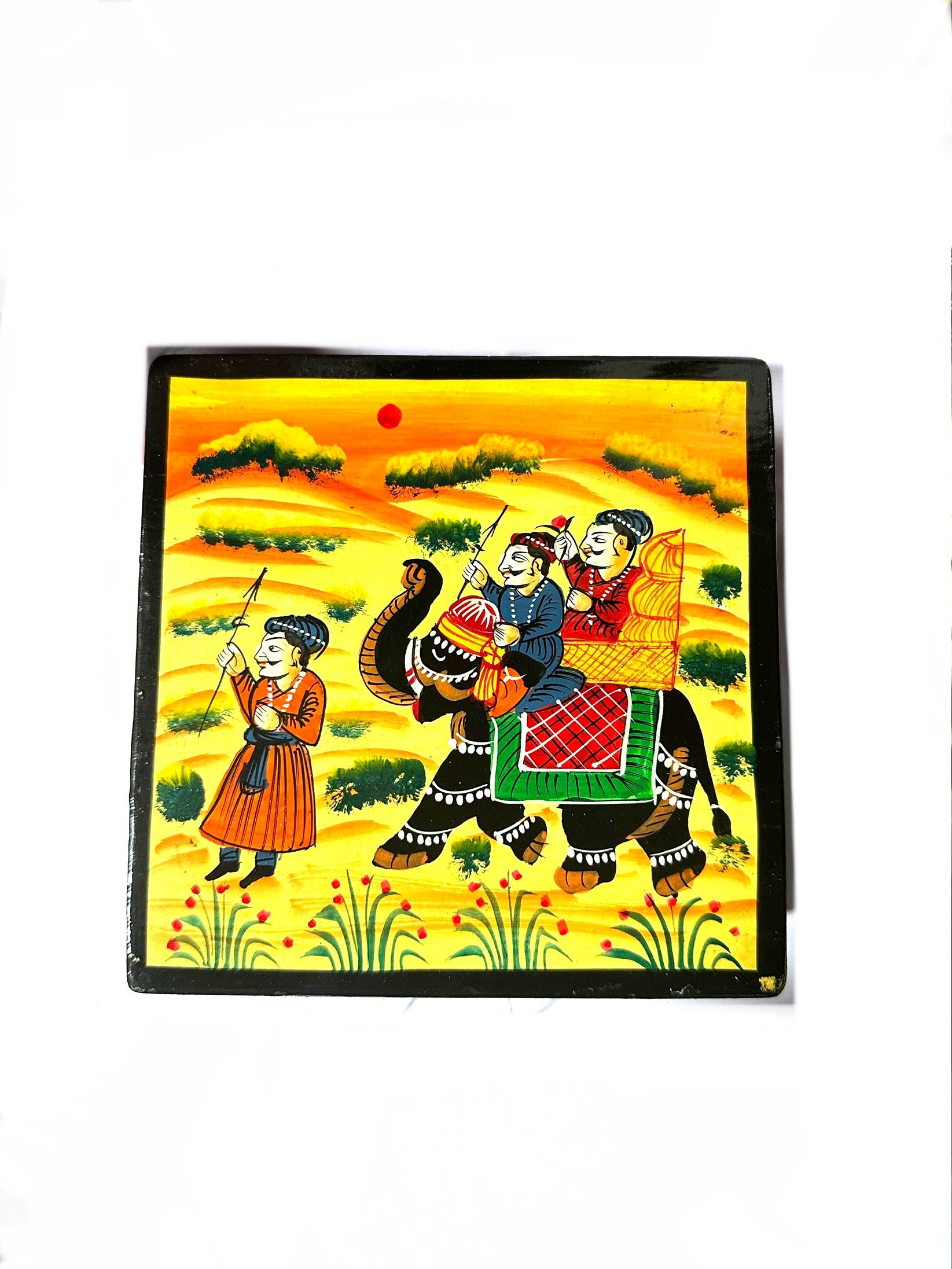 Hand Painted Jewelry Box In Various Designs Indian Craftsmanship From Tamrapatra