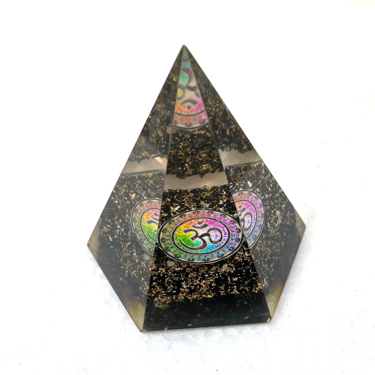 Positive 6 Side Hexagonal Pyramid In various Shades & Colors By Tamrapatra