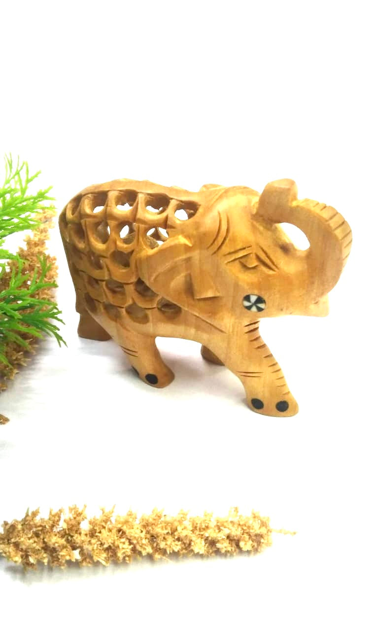 Elephant Carving In 5 Size Handcrafted By Local Artisans Souvenir By Tamrapatra