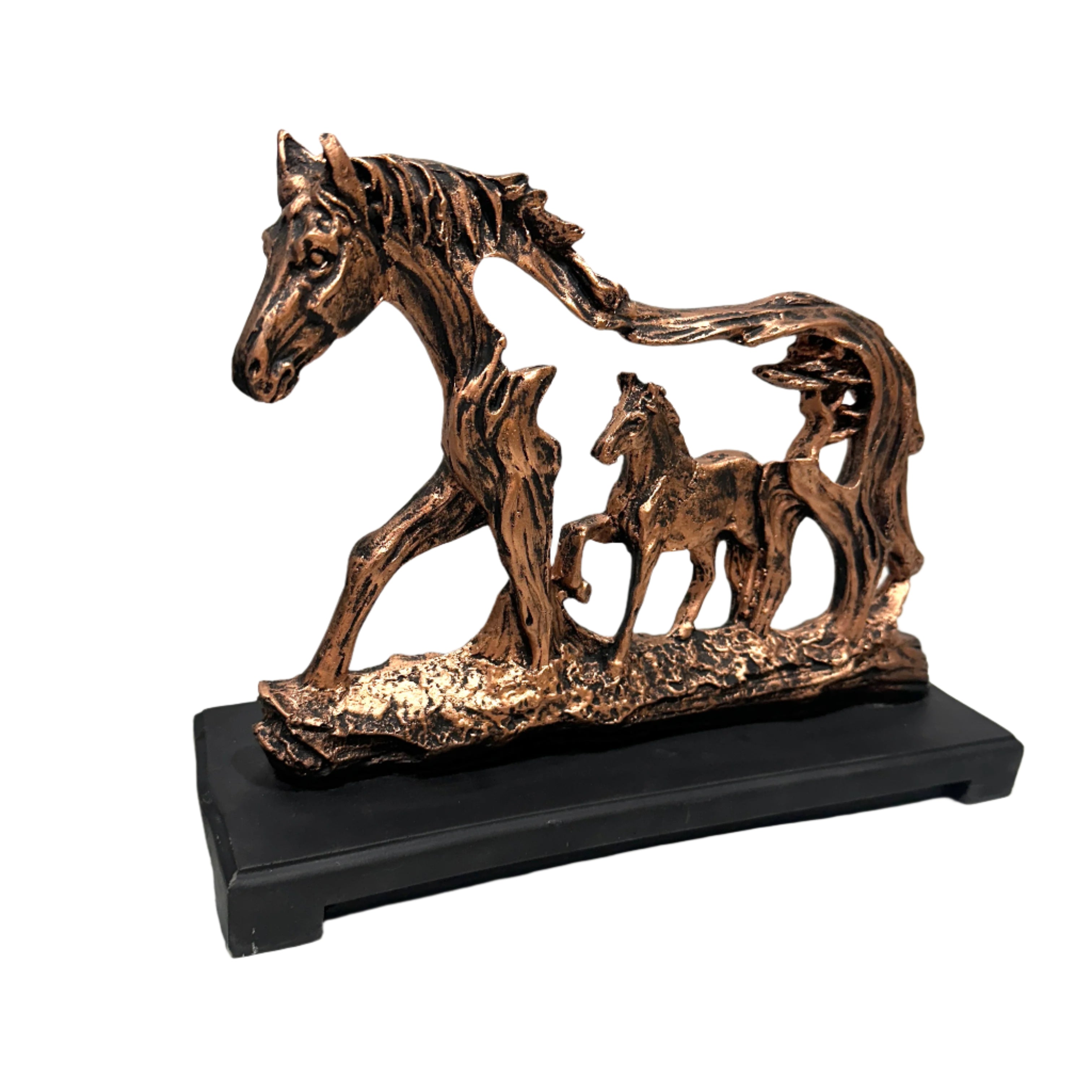 Unique Creation Of Baby Horse Inside Mother Horse Resin Artefacts By Tamrapatra