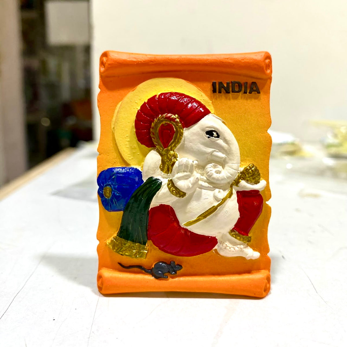Fridge Magnets Designer Peacock Taj Mahal Rickshaw Kathakali By Tamrapatra - Tamrapatra