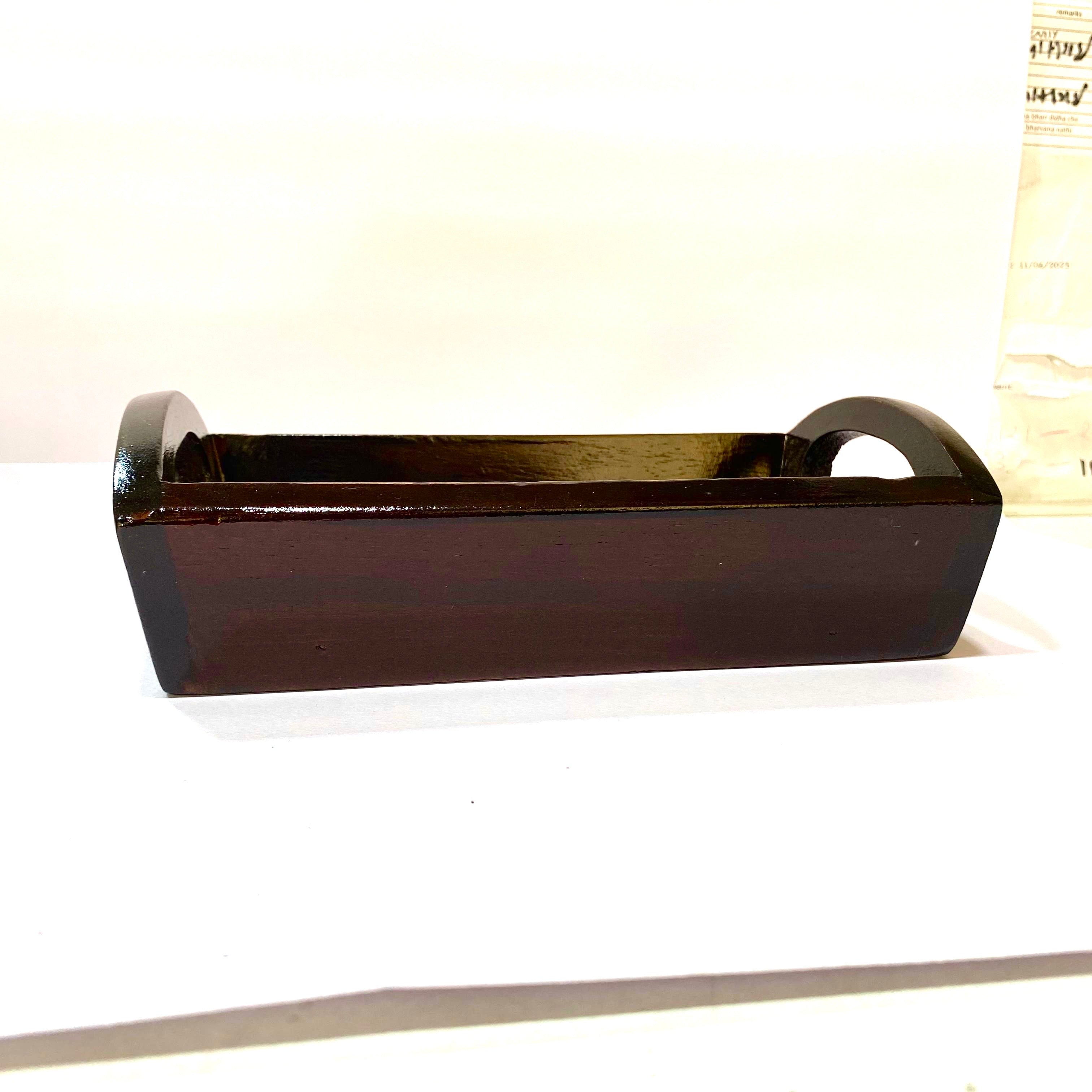 Flower Designed With Blue Pottery Tiles Handcrafted Kitchen Utility By Tamrapatra