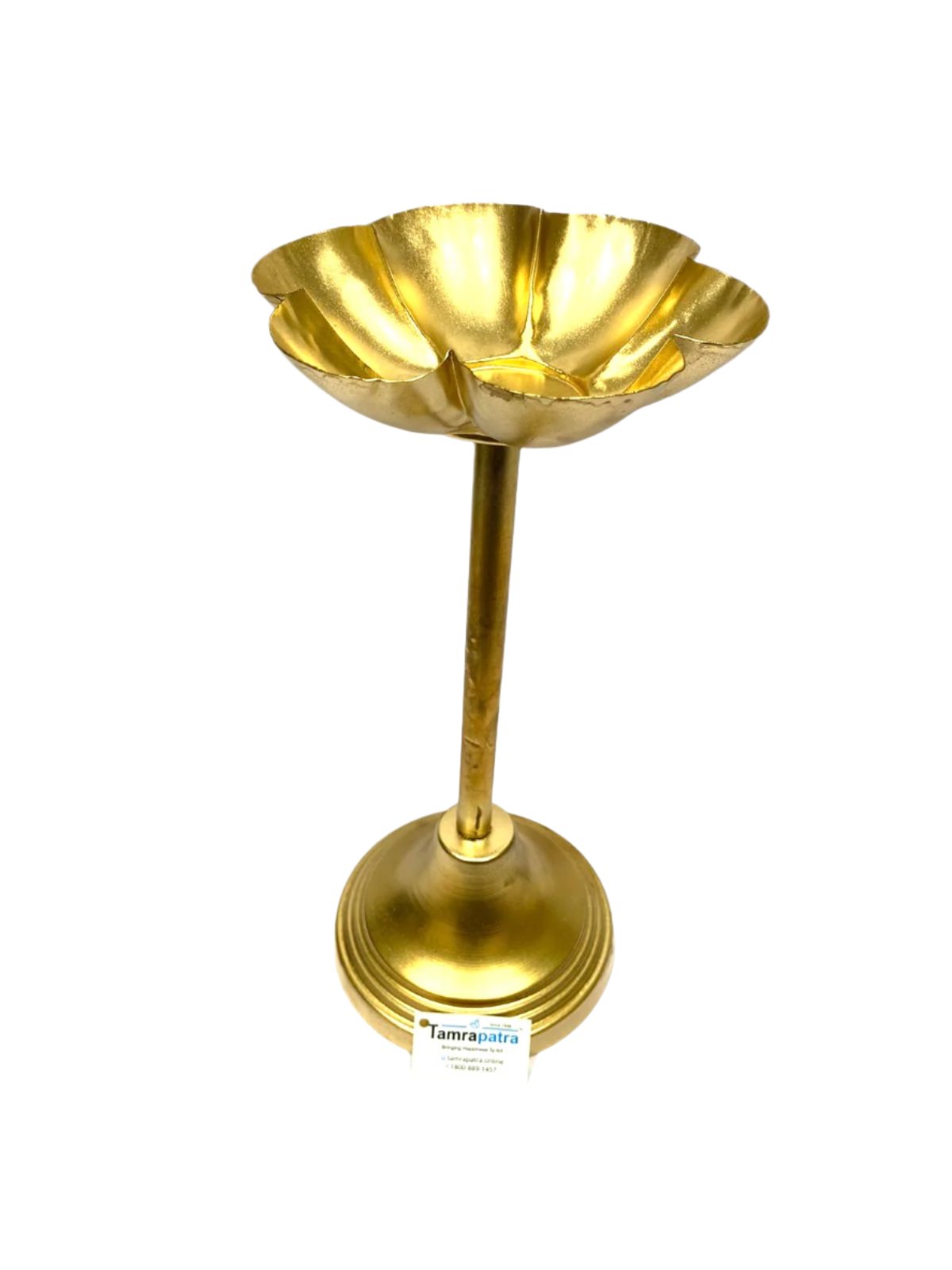 Gold Brilliant Tea Light Stand In Set Of 3 Various Models Exclusive By Tamrapatra