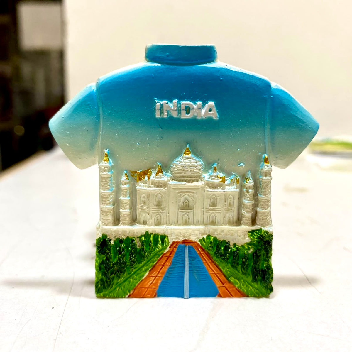 Fridge Magnets Designer Peacock Taj Mahal Rickshaw Kathakali By Tamrapatra - Tamrapatra