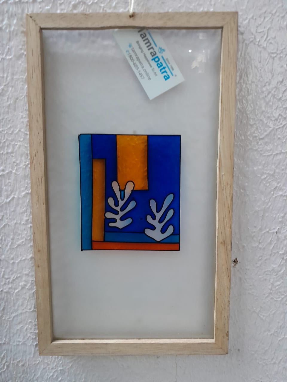 Acrylic Glass Hand Painted Frame Art Gifting Series Wall Art Exclusive By Tamrapatra