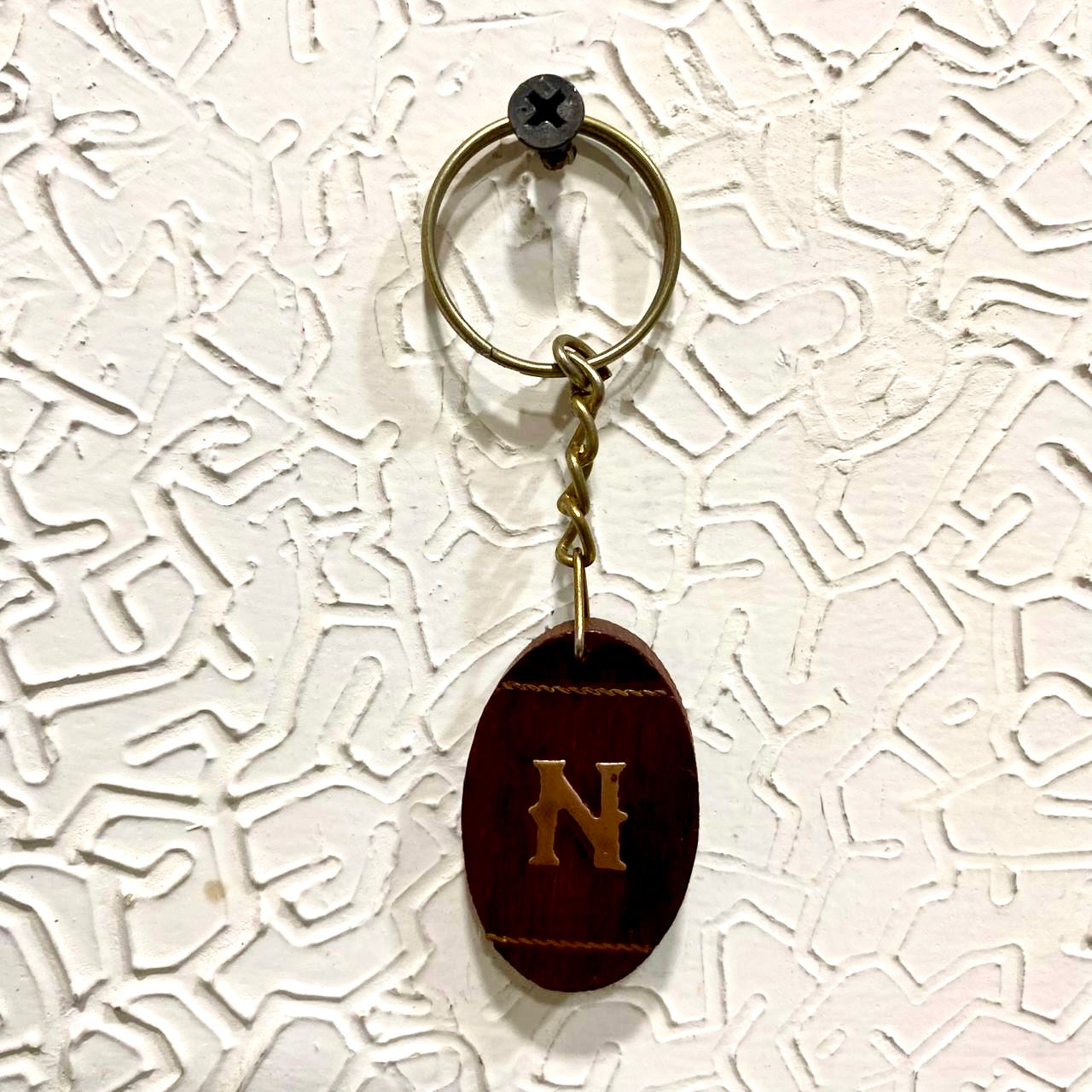 Flaunt Guitar Alphabet Stylish Keychain For Your Keys Wooden From Tamrapatra - Tamrapatra