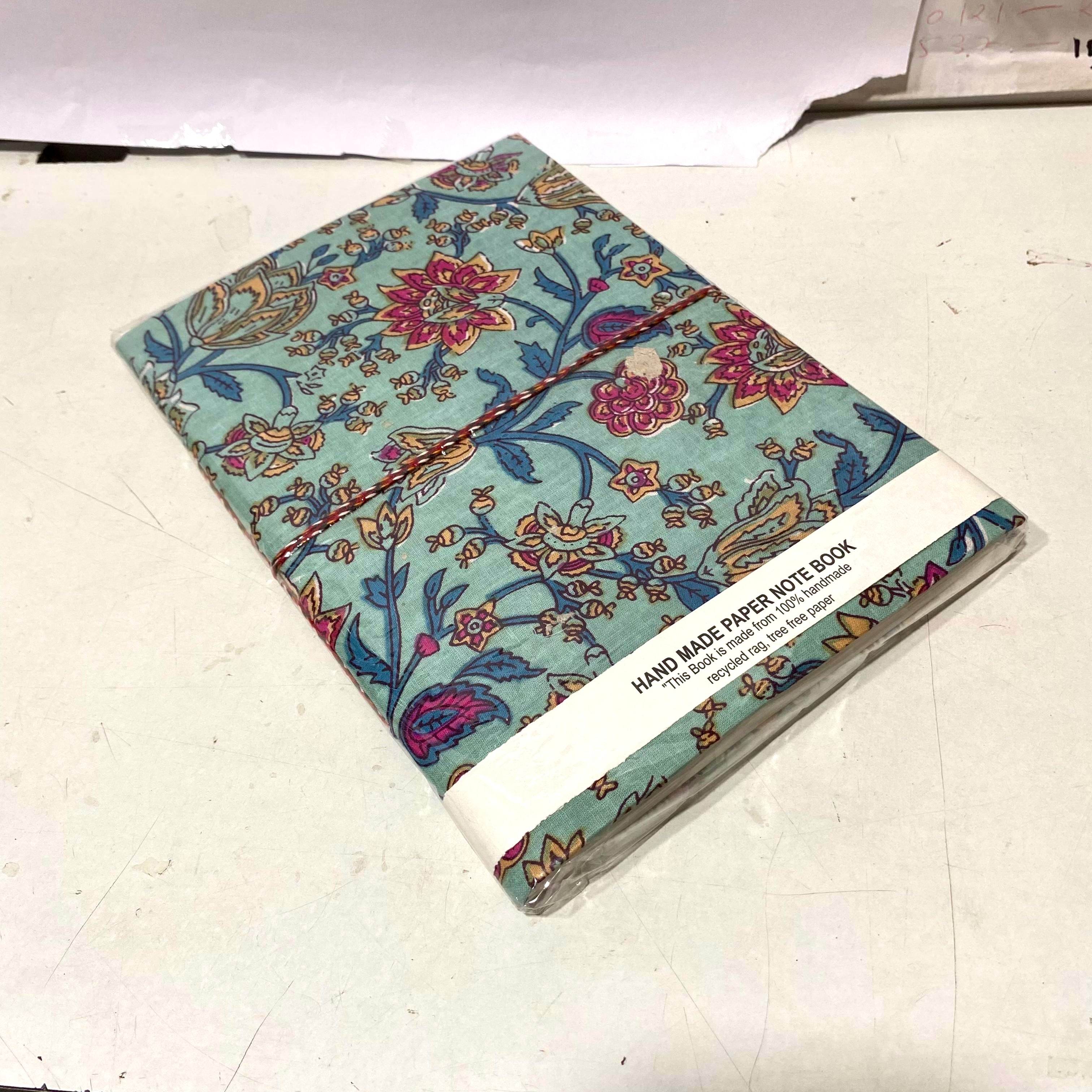 Handmade Paper Diary Gifting Collection Floral Cloth Painting XL Tamrapatra