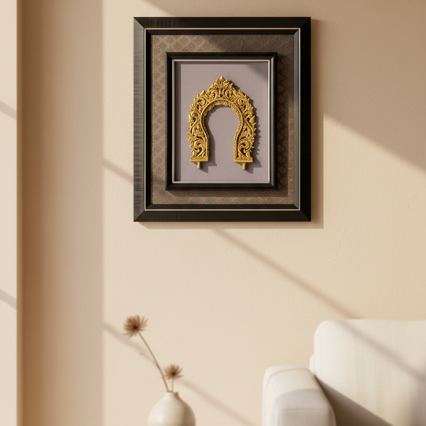Jharokha Arch Design Brass Frames Vintage Handcrafted Exclusive By Tamrapatra