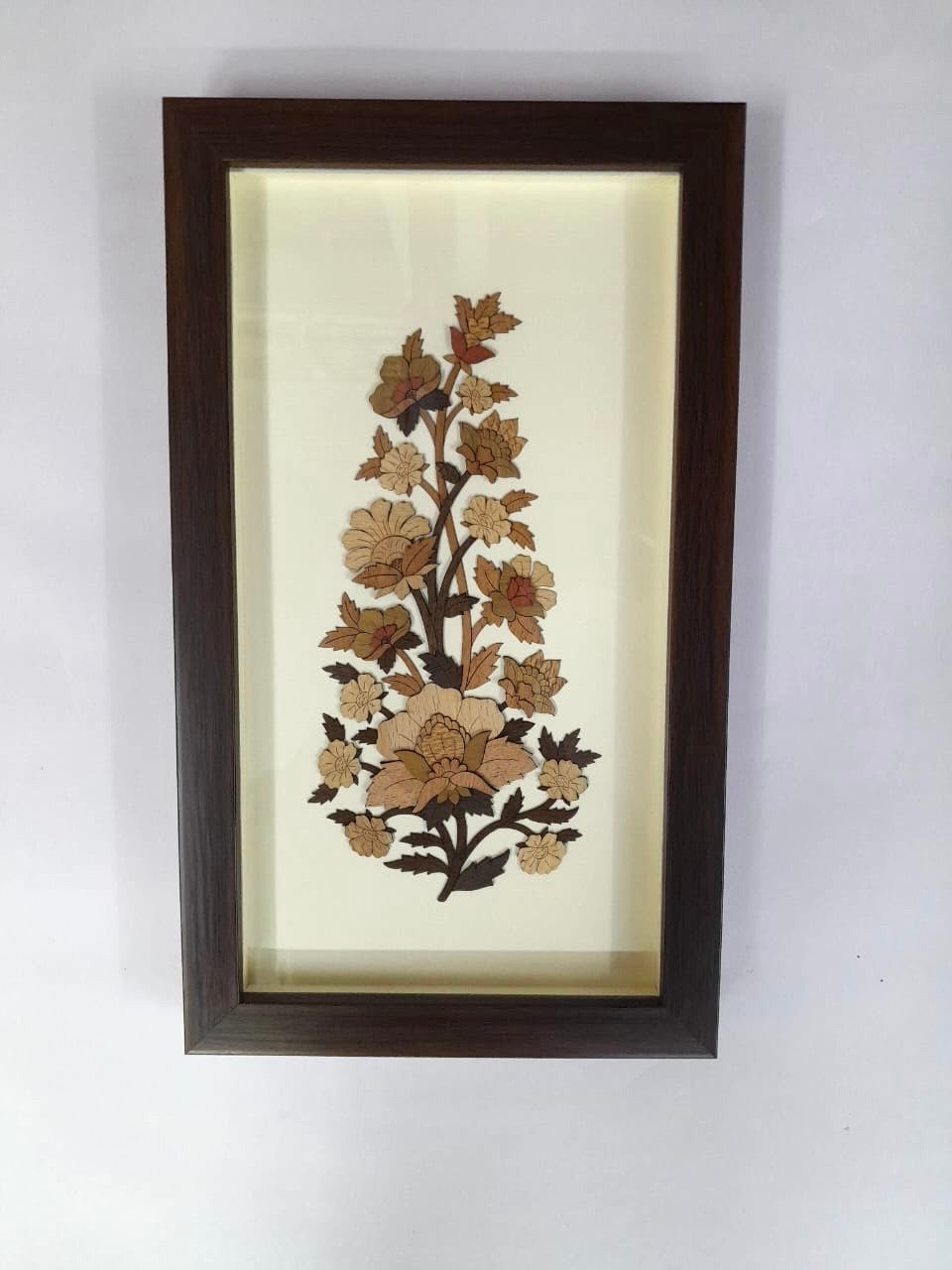 3D Wooden Art Frame Handcrafted Floral Themes Suits Every Corner By Tamrapatra