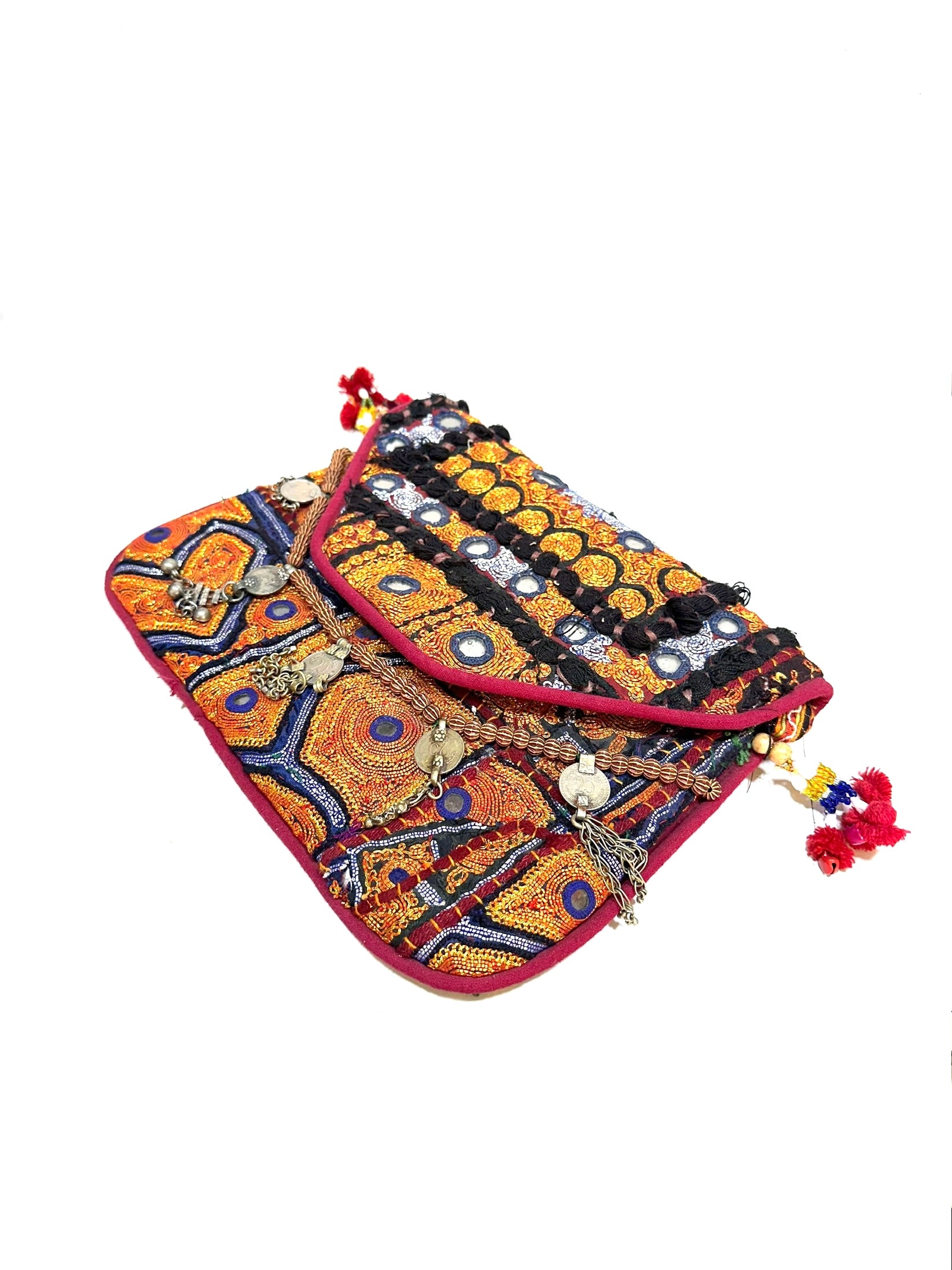 Purse Coin Work Traditional Embroidery Work Handcrafted From Tamrapatra