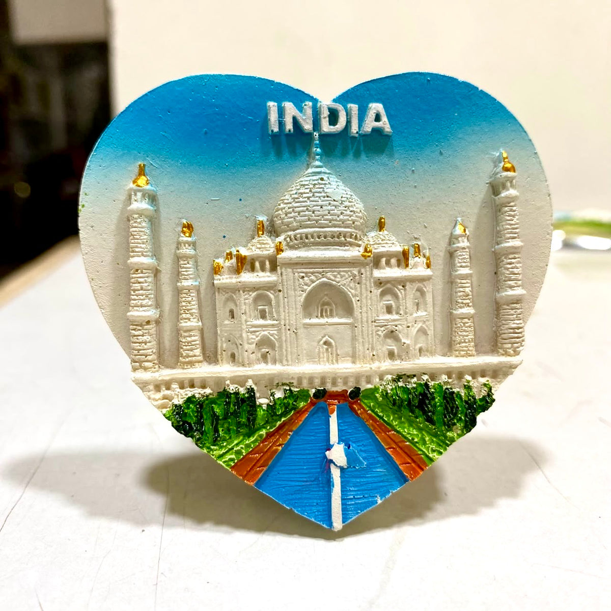 Fridge Magnets Designer Peacock Taj Mahal Rickshaw Kathakali By Tamrapatra - Tamrapatra