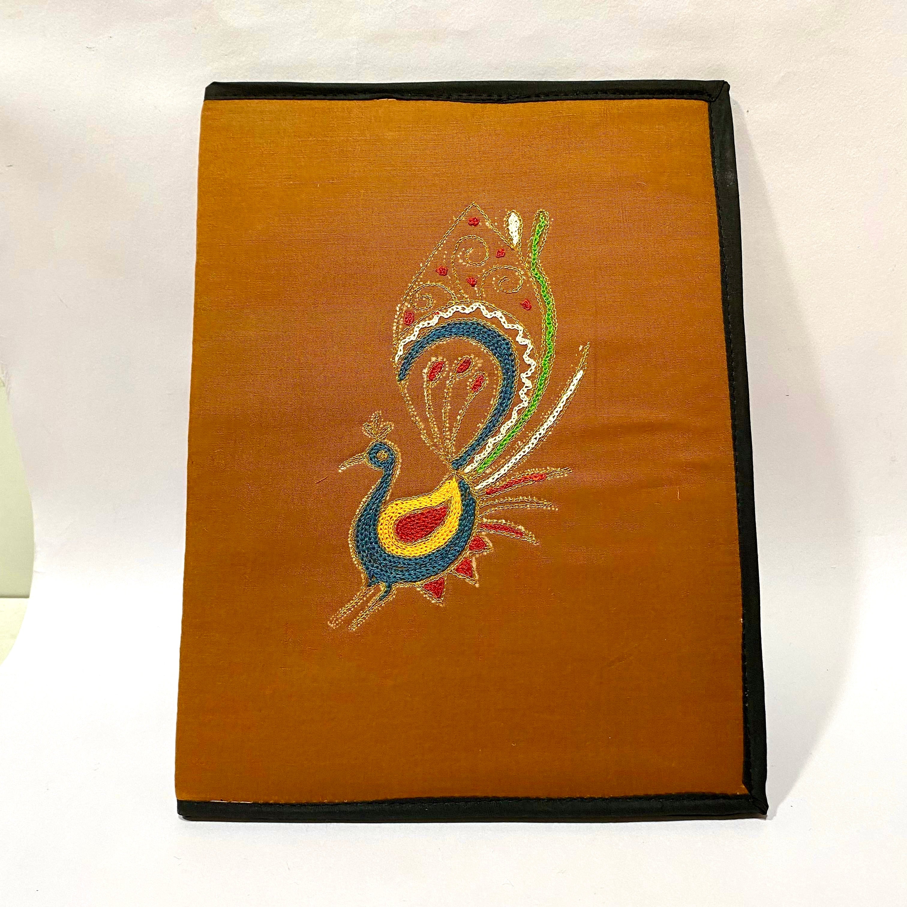 Embroidery Handmade Files To Store Documents Ethnic Collection By Tamrapatra