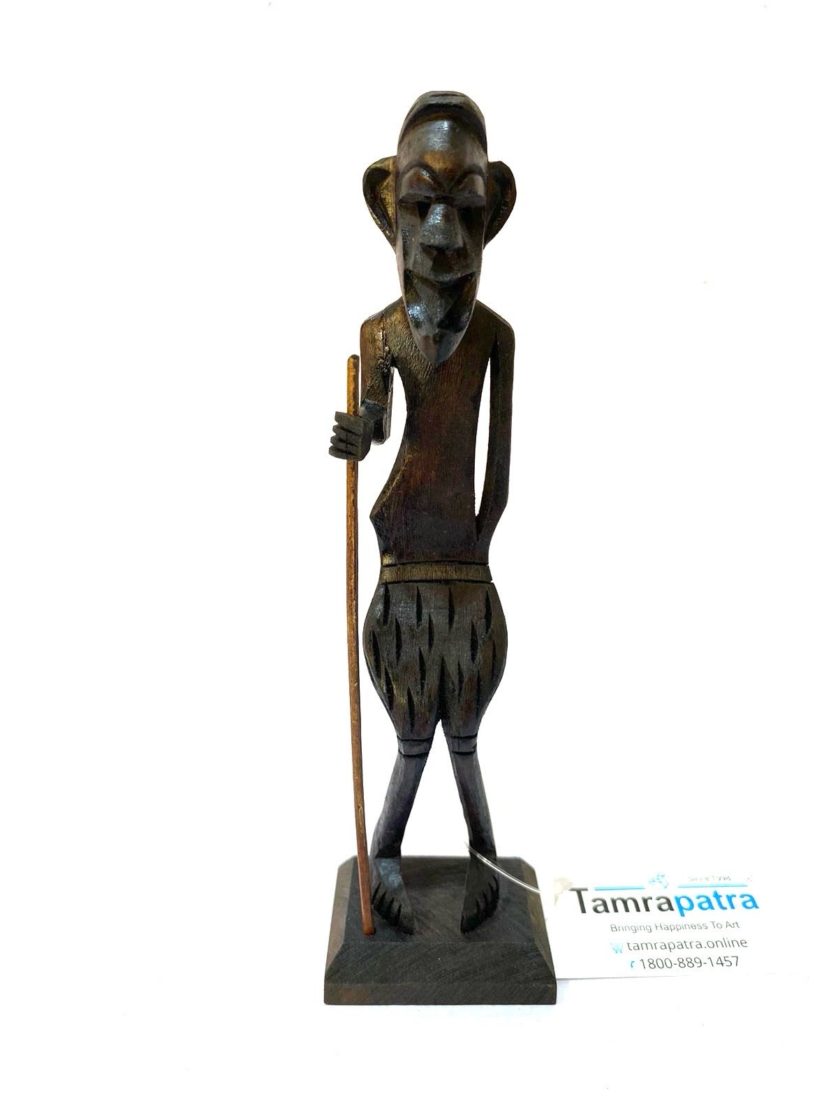 Tribal Men In Demand With Various Designs Wooden Handcrafted By Tamrapatra