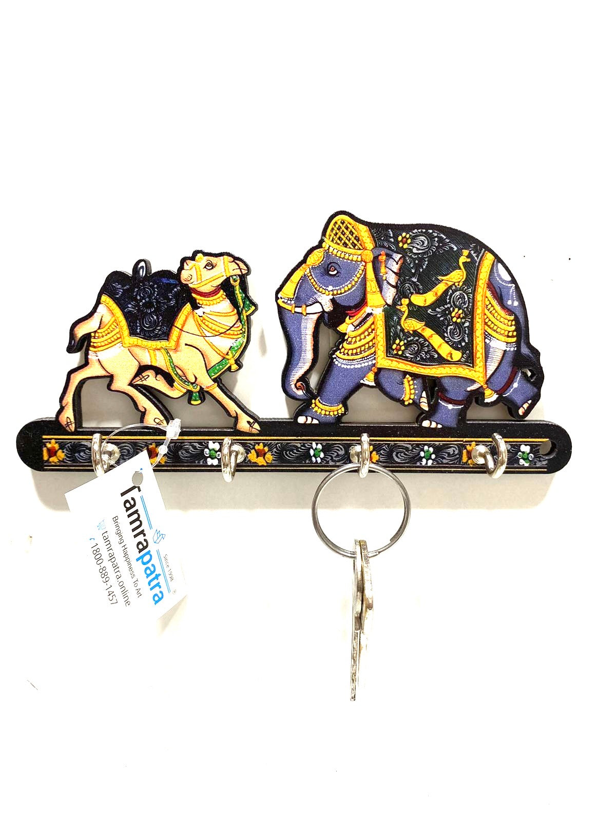 Various Concepts Of Indian Heritage Key Holders Collection MDF From Tamrapatra