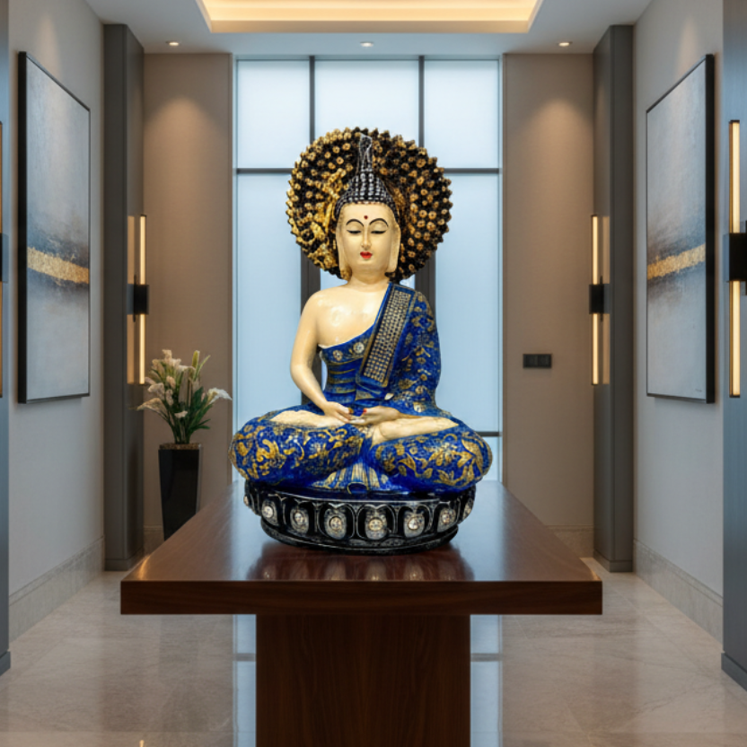 Auspicious Buddha In Various Shades Home Decor Artefacts Only At Tamrapatra