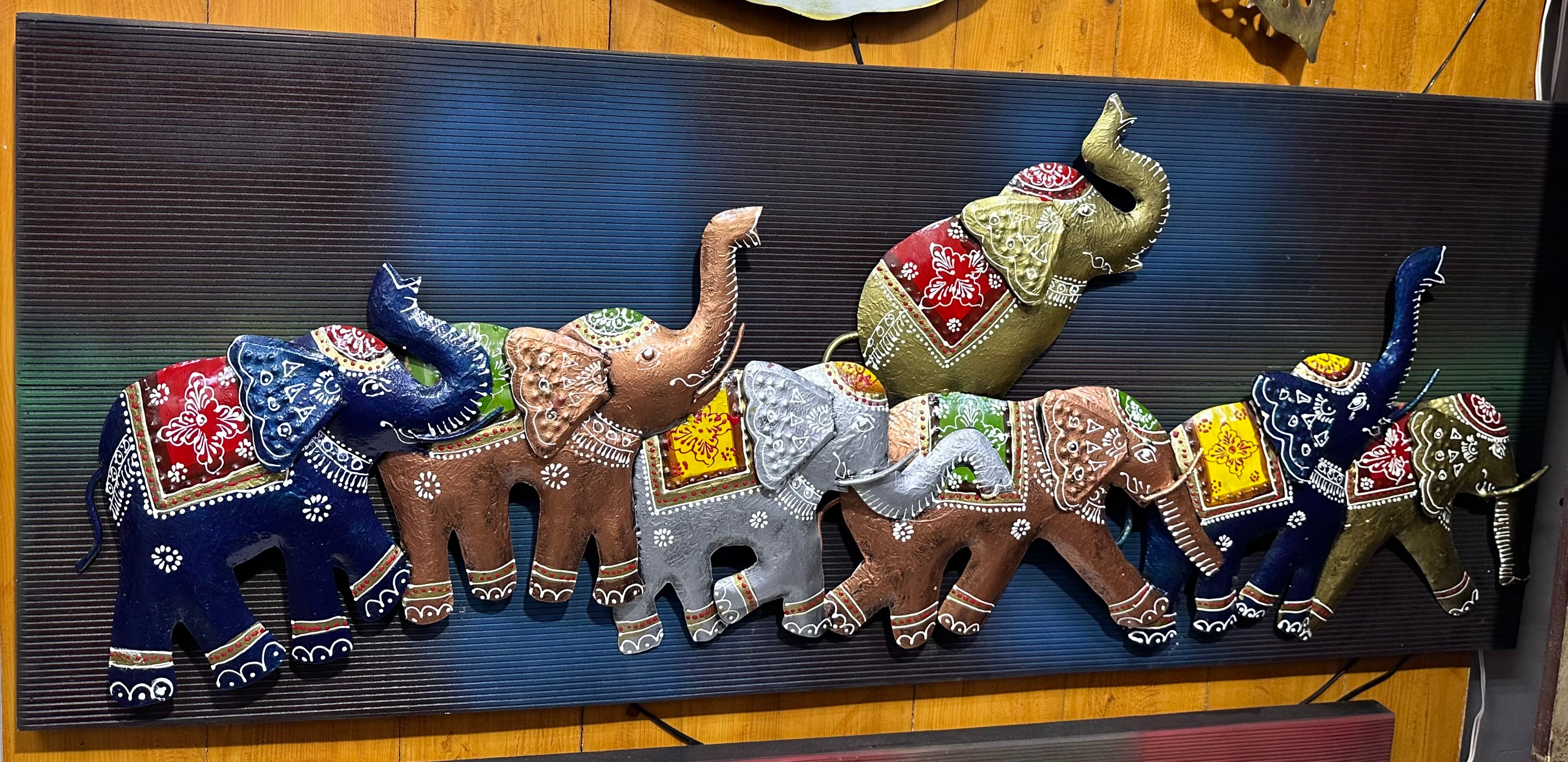 Unique Elephants Wall Décor Highlight Your Modern Homes Office From Tamrapatra