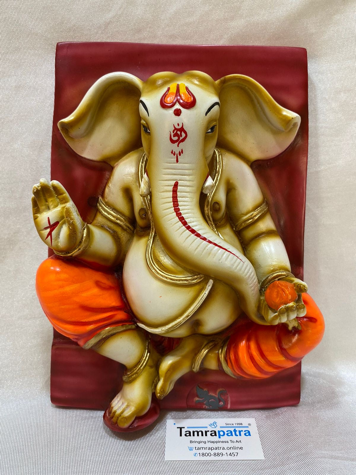 Ganesh Idol Wall Hanging Resin Modern Theme For Home Office Décor By Tamrapatra