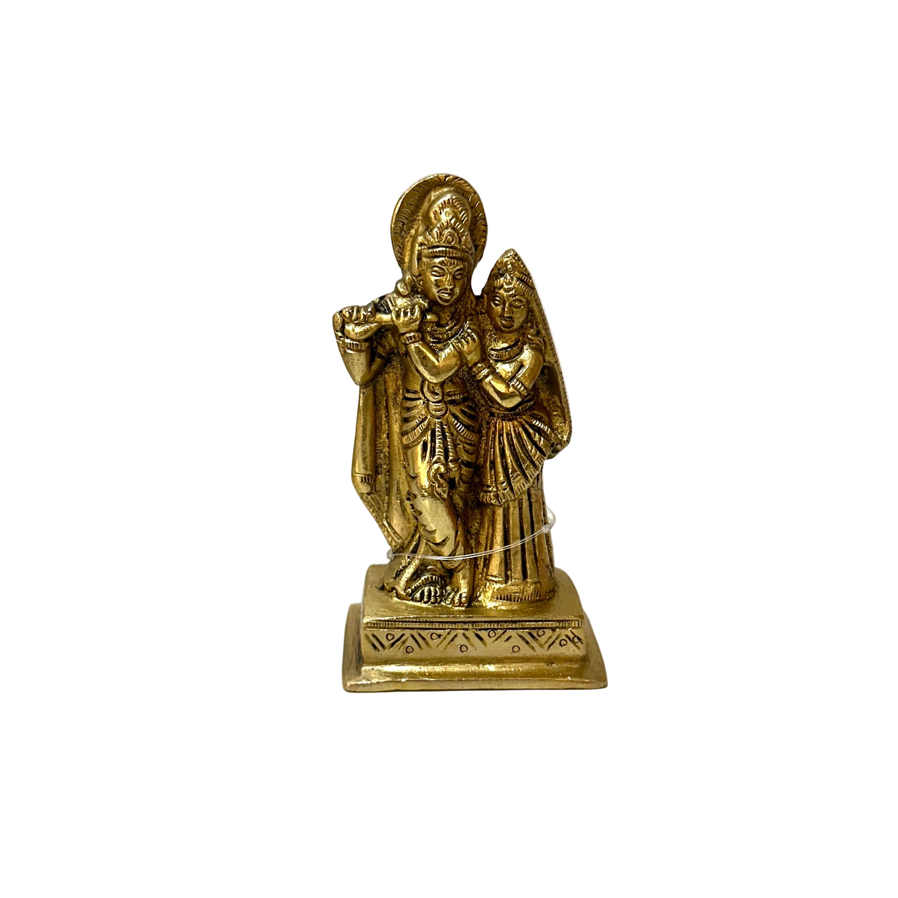 Radha Krishna Brass Showpiece Home Decor Export Quality Brass By Tamrapatra