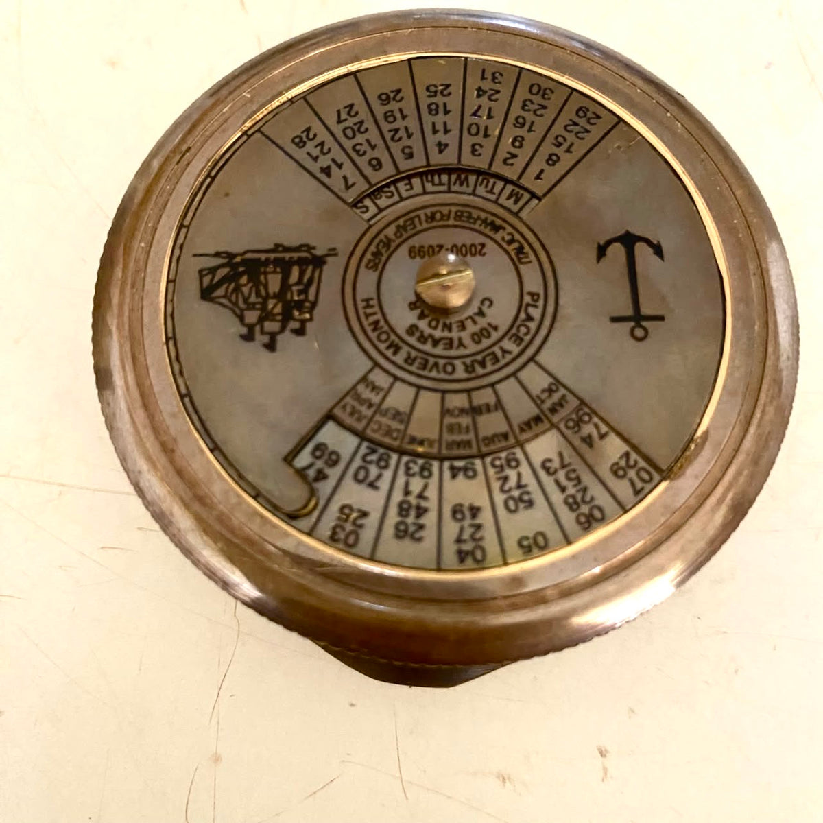 Brass Compass Vintage Nautical Collection Directions Vastu From Tamrapatra - Tamrapatra