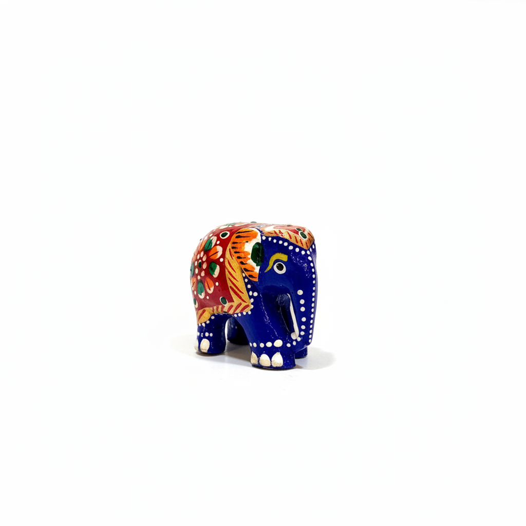 Various Shades Of Elephants Meena Hand Painted Indian Art Only From Tamrapatra