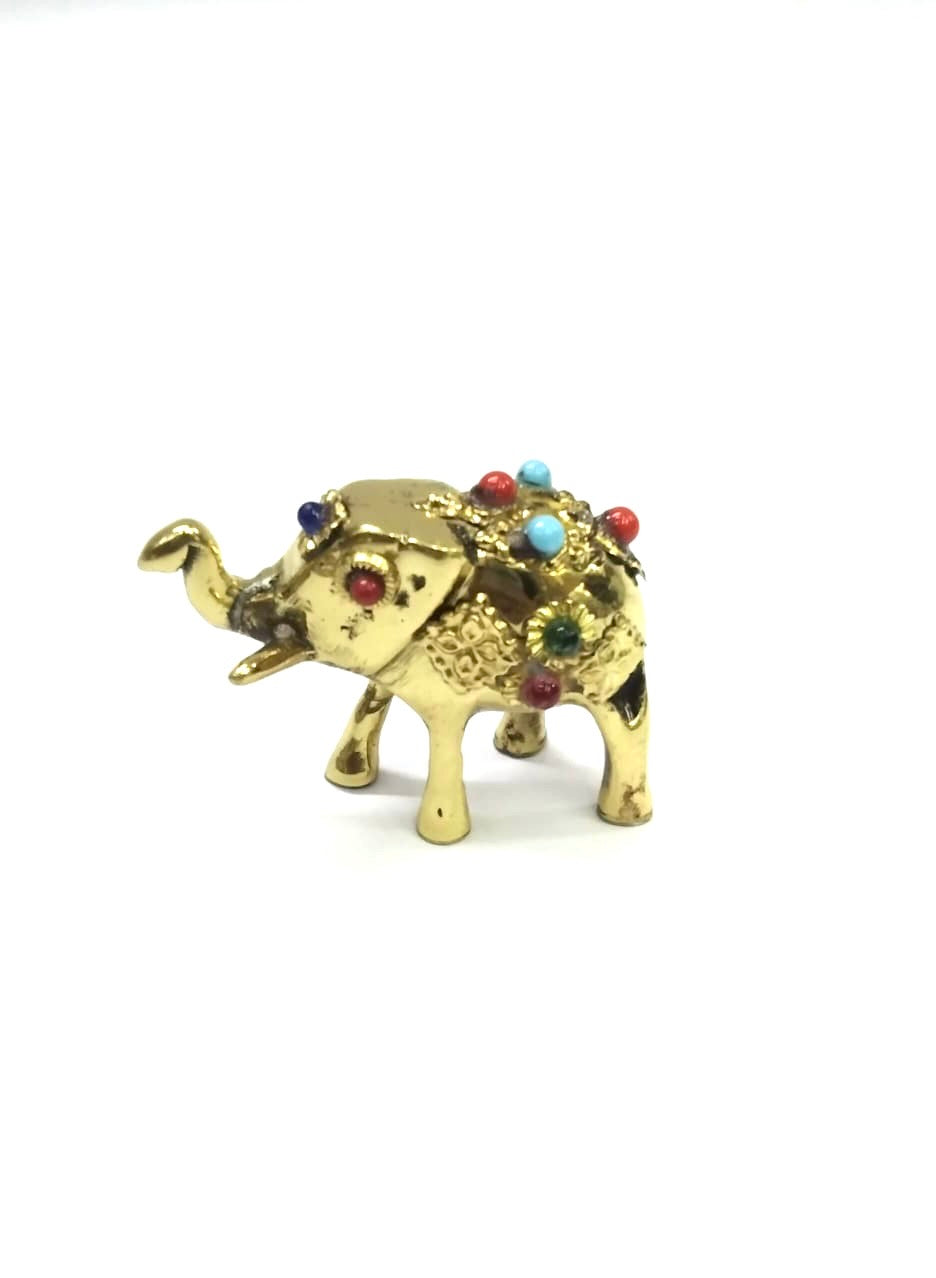 Elephant Brass Animal Collectible Mighty Lovely Gifts Handcrafted By Tamrapatra