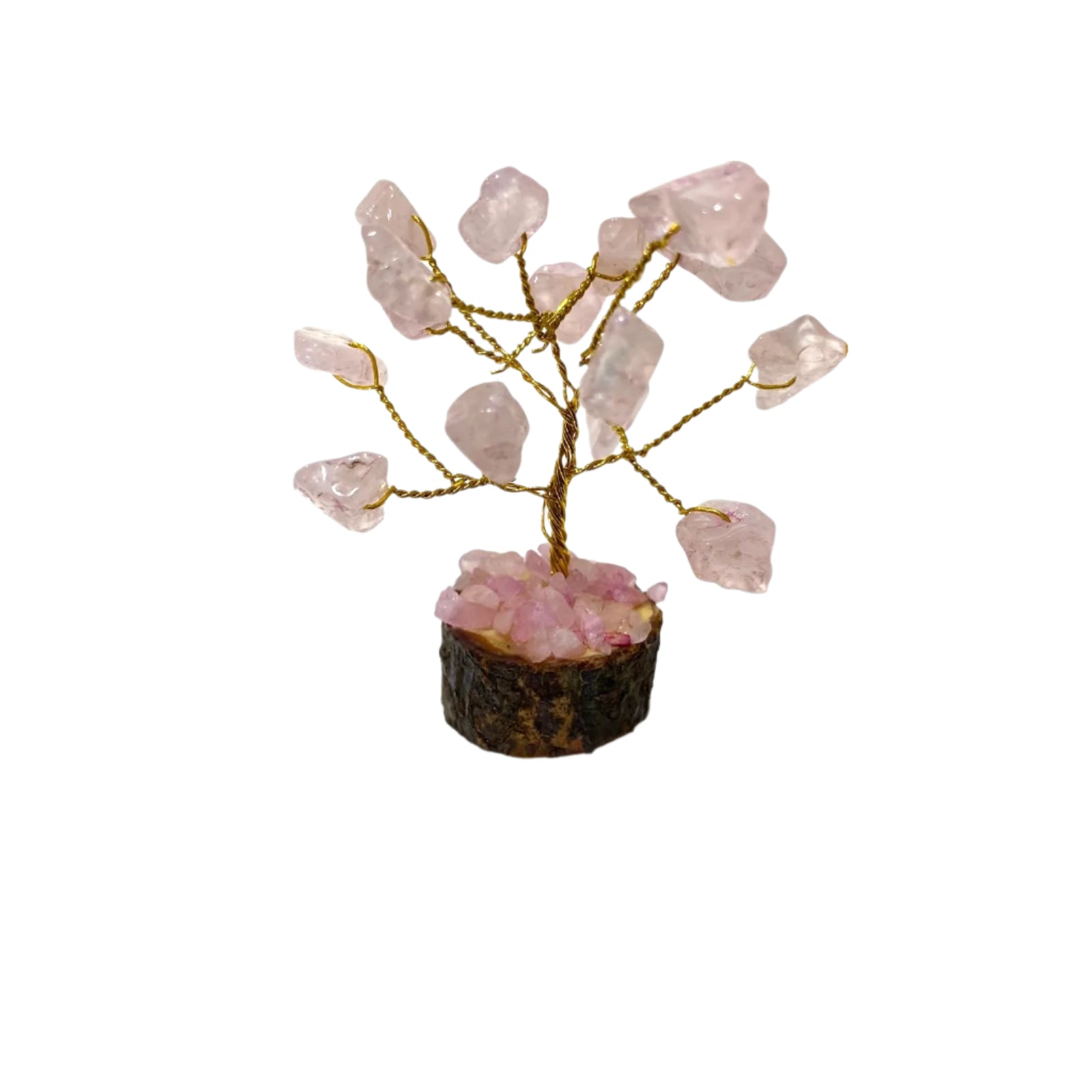 Crystal Tree On Wood Handcrafted Reiki Gifts Exclusive Colors From Tamrapatra