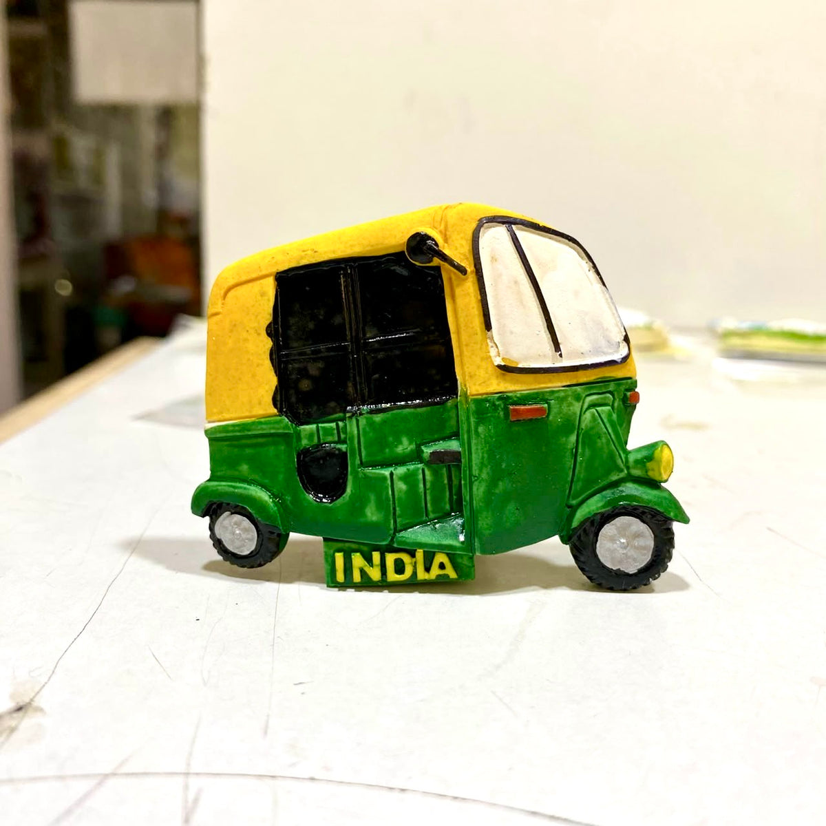 Fridge Magnets Designer Peacock Taj Mahal Rickshaw Kathakali By Tamrapatra - Tamrapatra