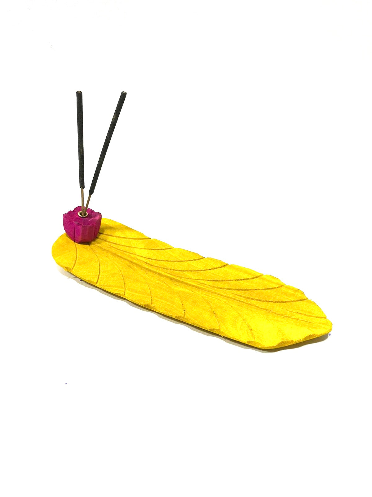 Banana Leaf Incense Stick Holder In Various Shades Exclusively From Tamrapatra