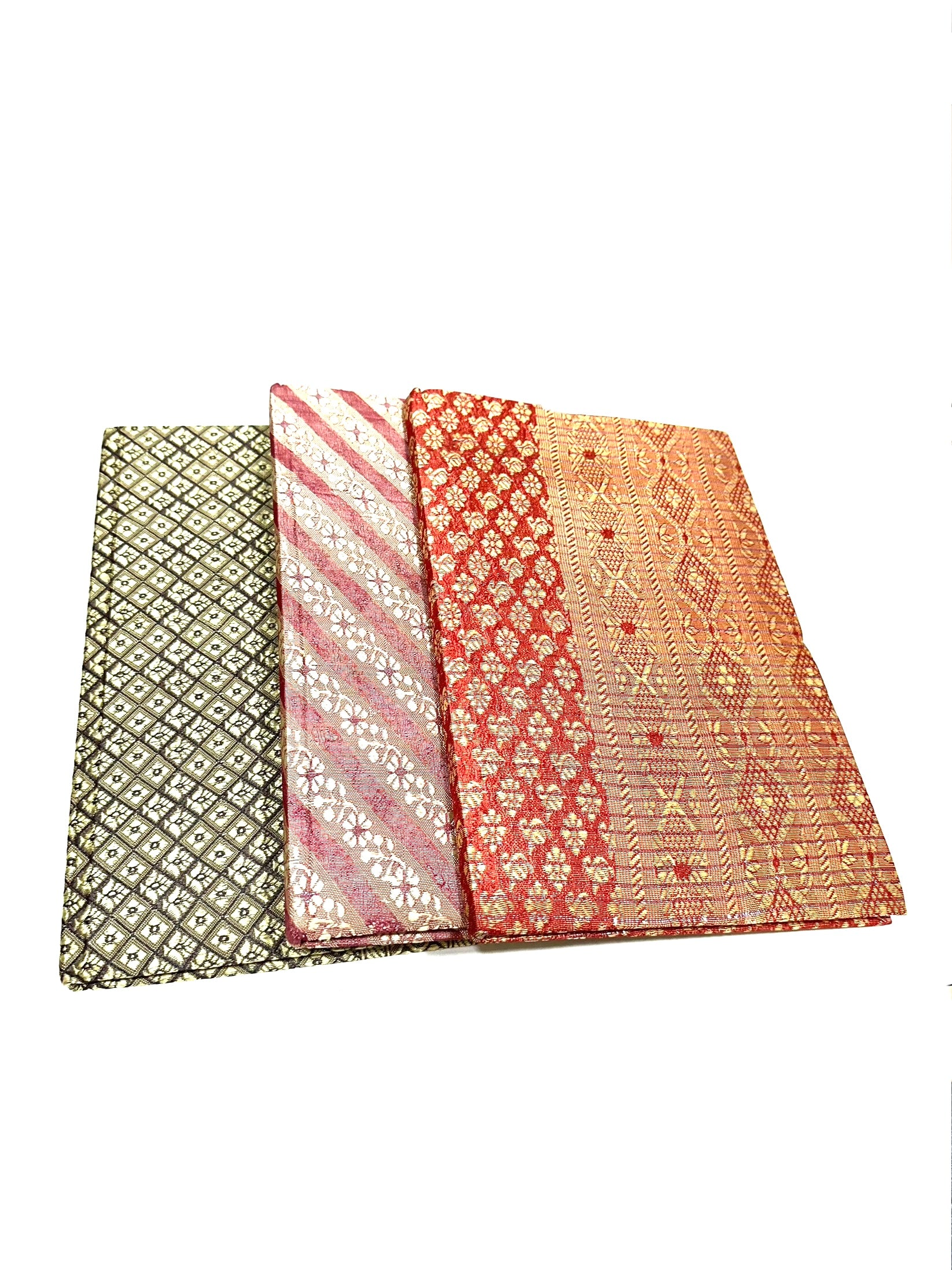 Designer Cloth Silk Diary In Various Colors Large Size Handicrafts From Tamrapatra