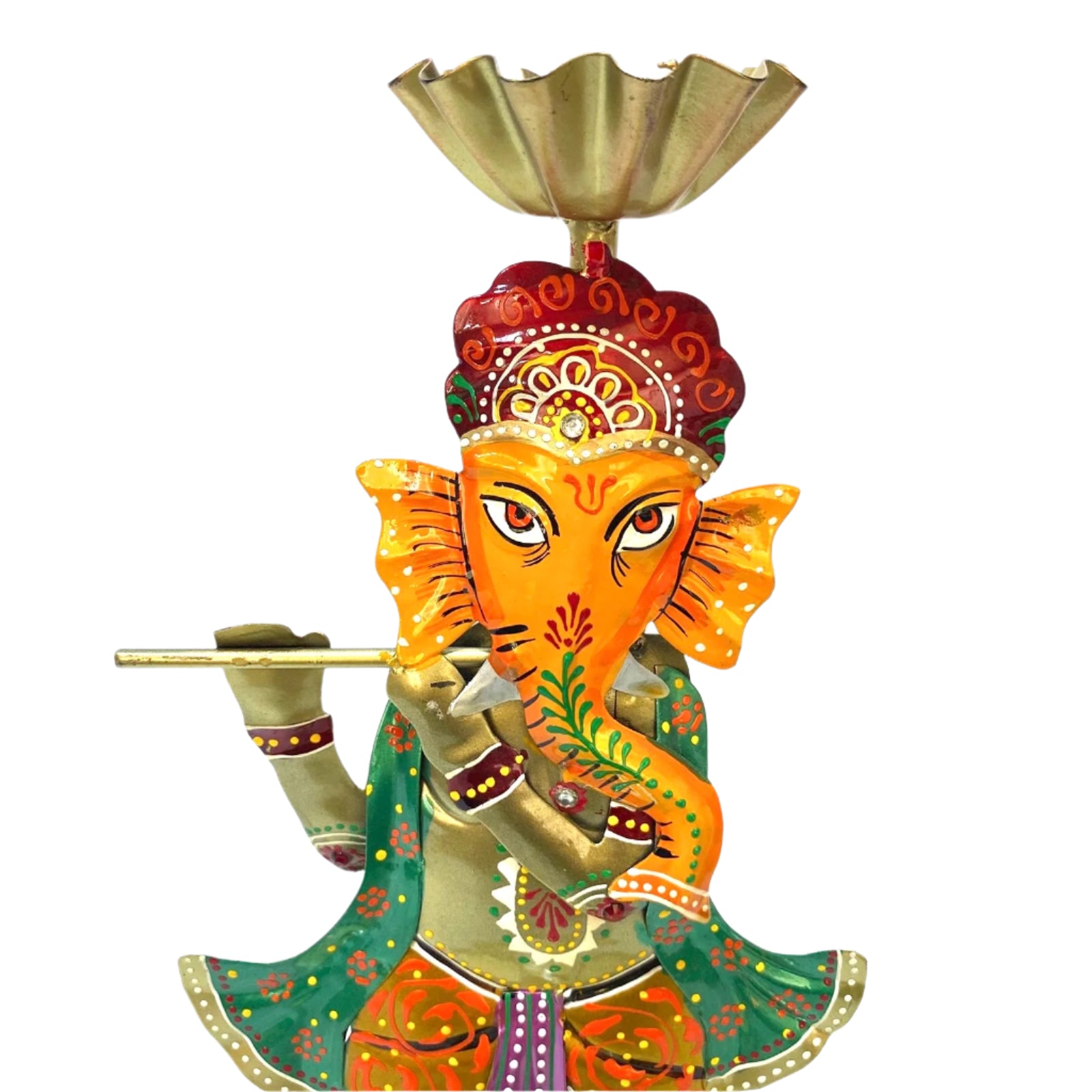 3 Metal Tea Light Holder Beautiful Hand Painted Attractive Designs From Tamrapatra