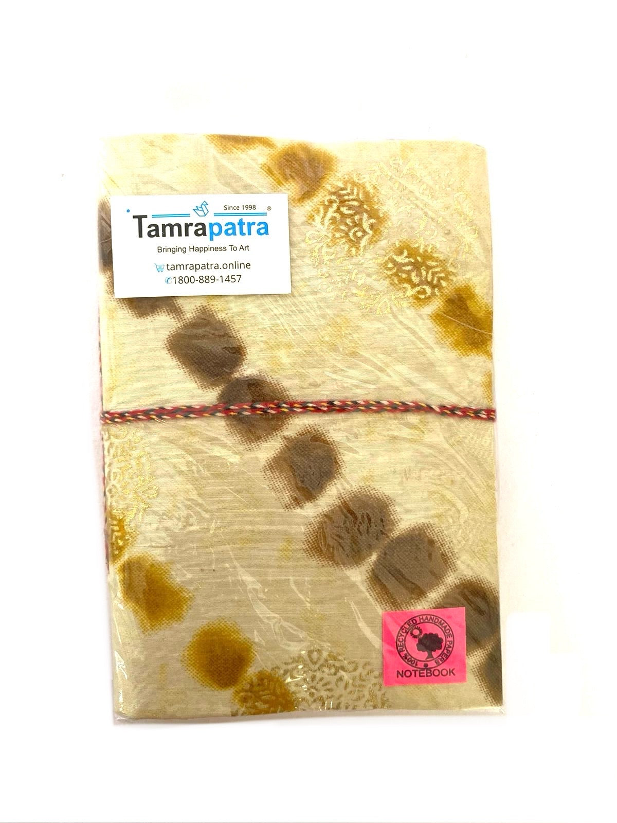 Cloth Floral Painted Diary With Handmade Paper In India Size L Tamrapatra