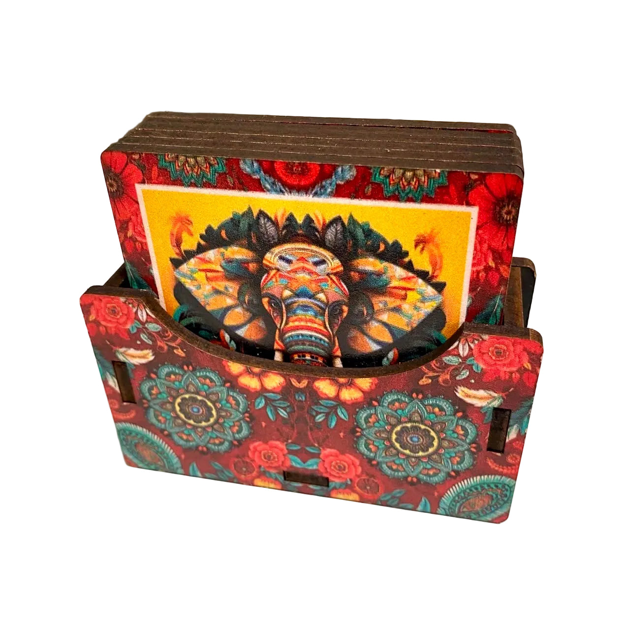 Tea Coasters In Various Indian Theme Kitchen Accessories Exclusively At Tamrapatra