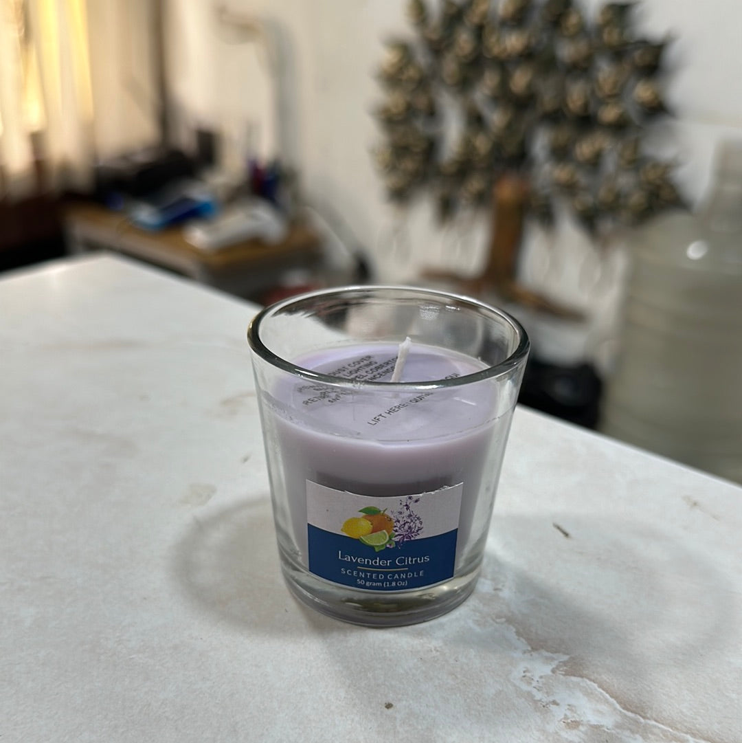 Glass Scented Candles Aromatic In Various Fragrance Exclusively Available From Tamrapatra