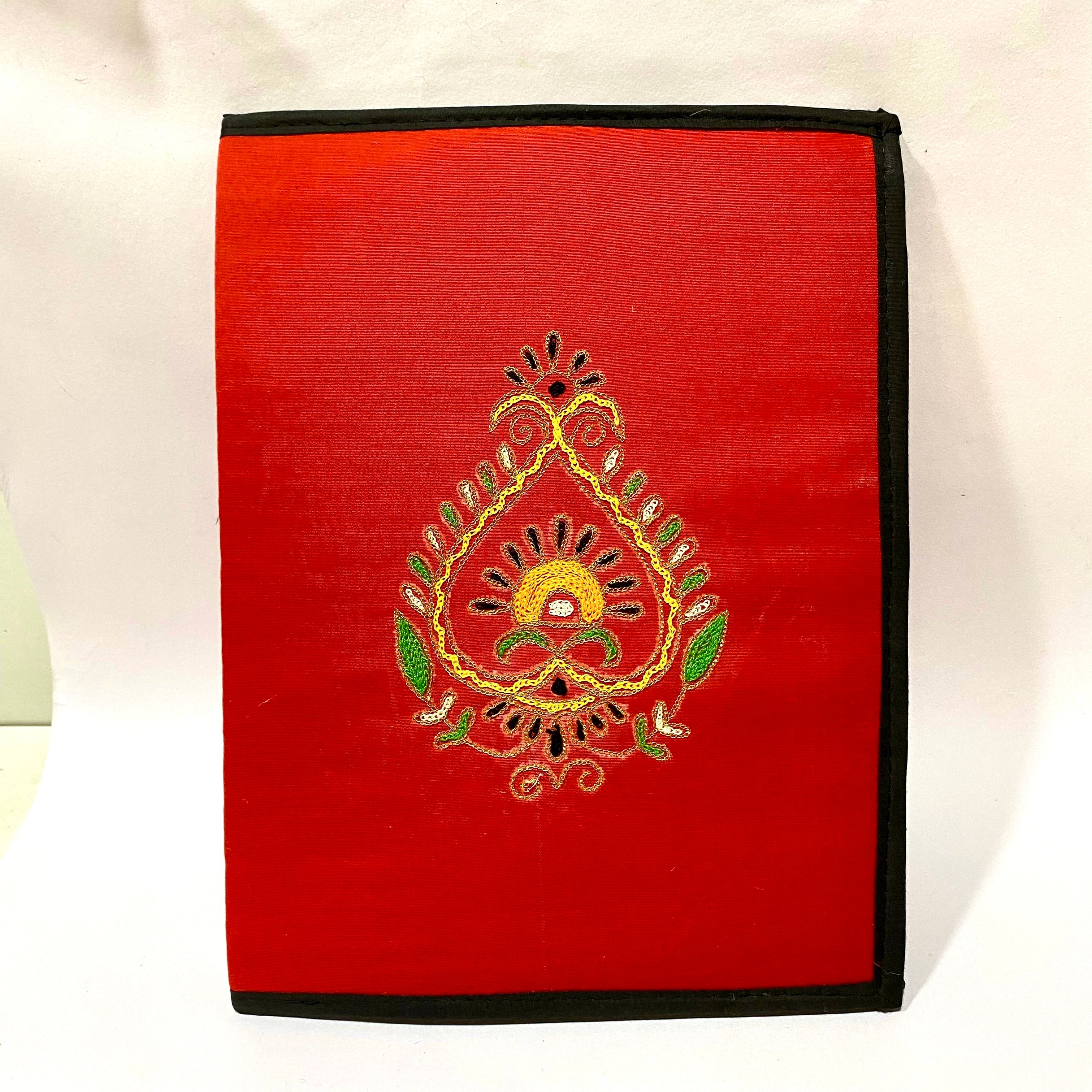 Embroidery Handmade Files To Store Documents Ethnic Collection By Tamrapatra