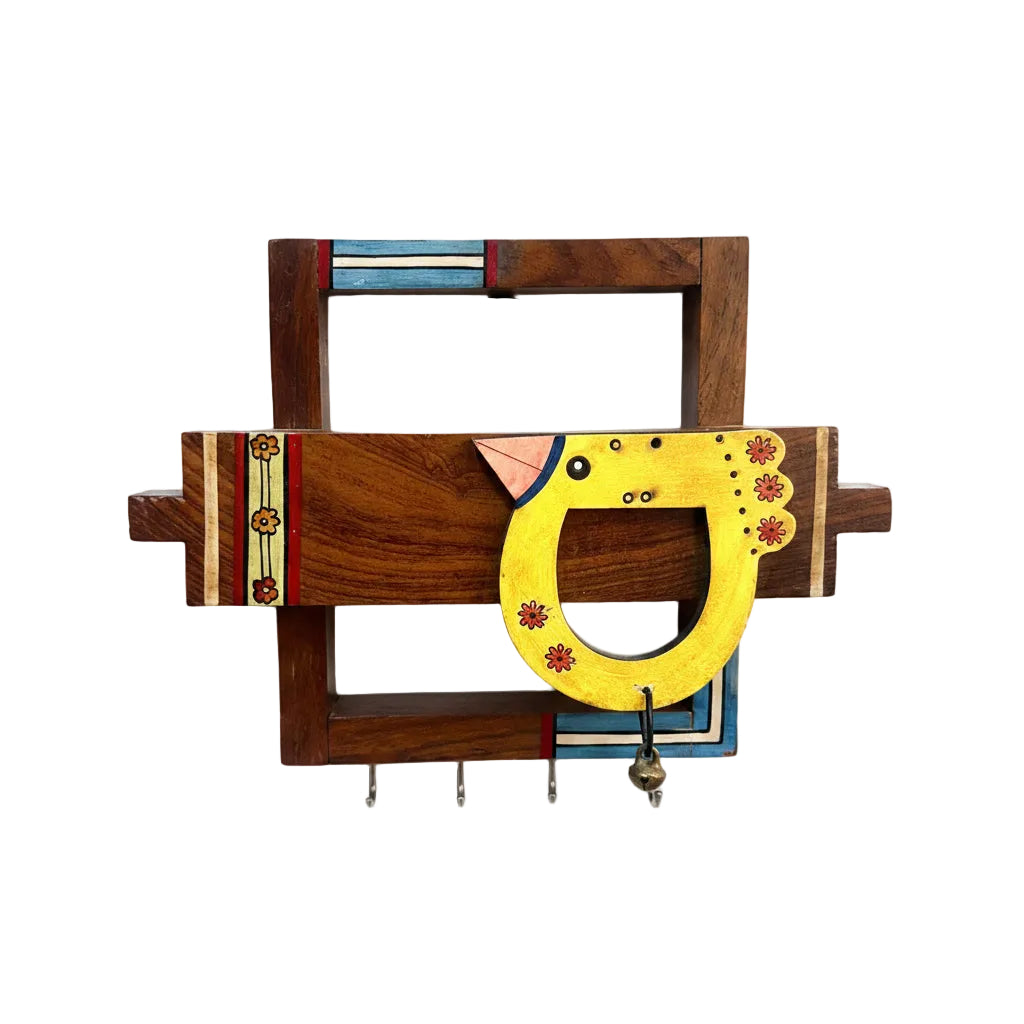 Wooden Bird Designed Wall Décor Excellent Choice Nature Lovers  From Tamrapatra - Tamrapatra
