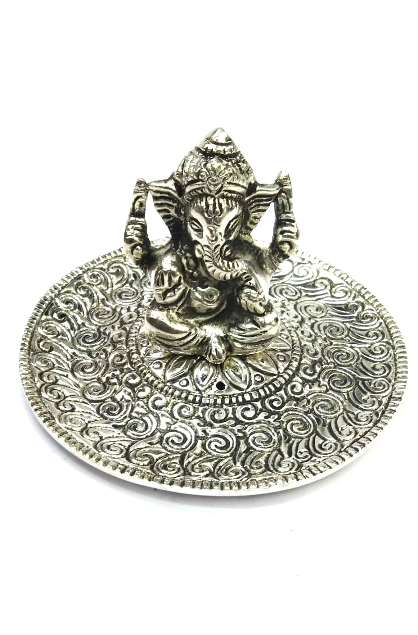 Metal Ganesh incense Stick Holder Pooja Décor Handicrafts Exclusively At Tamrapatra