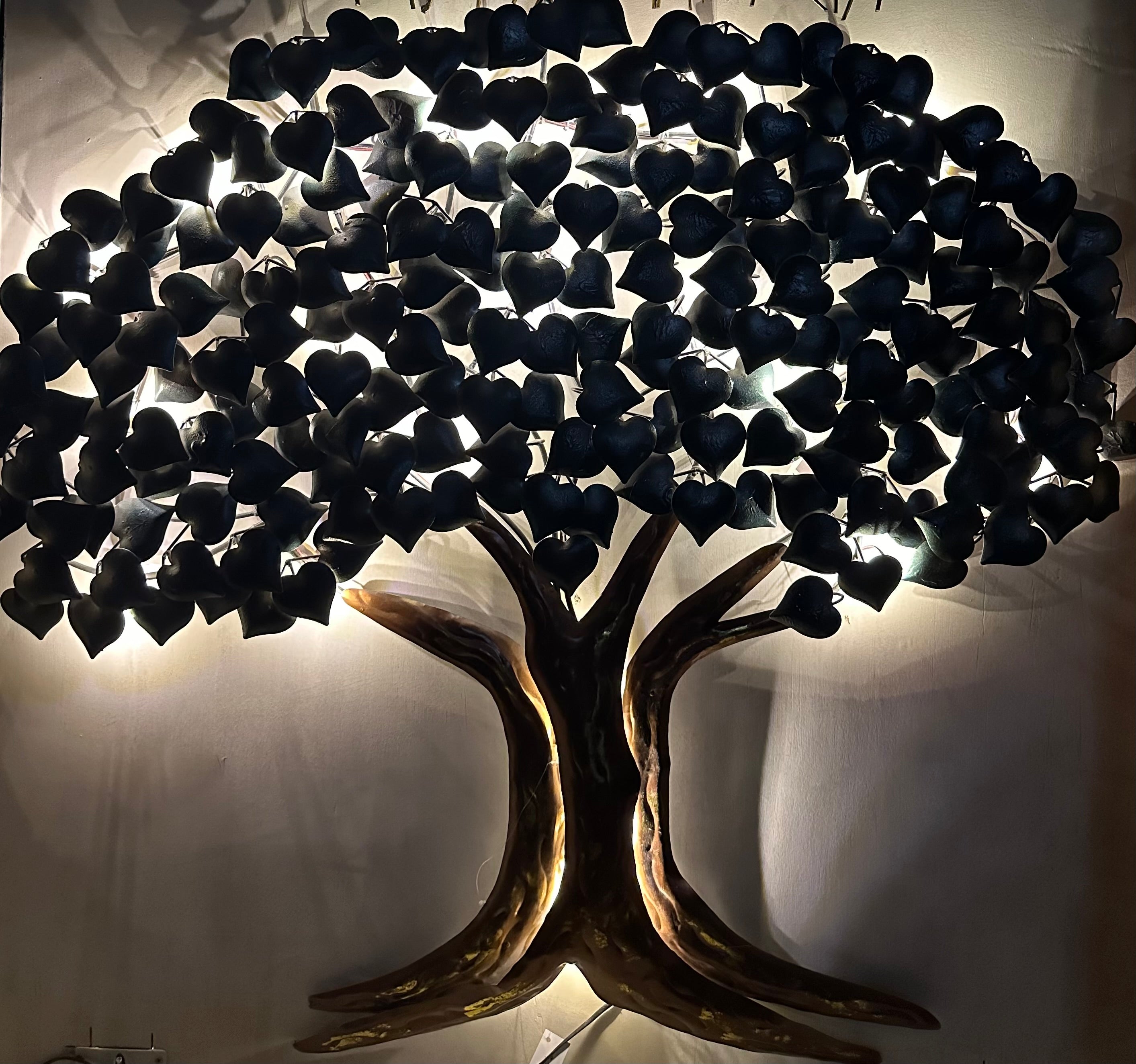 Tree With Led Handcrafted Wall Décor New Leaves Design By Skilled Artisans Tamrapatra