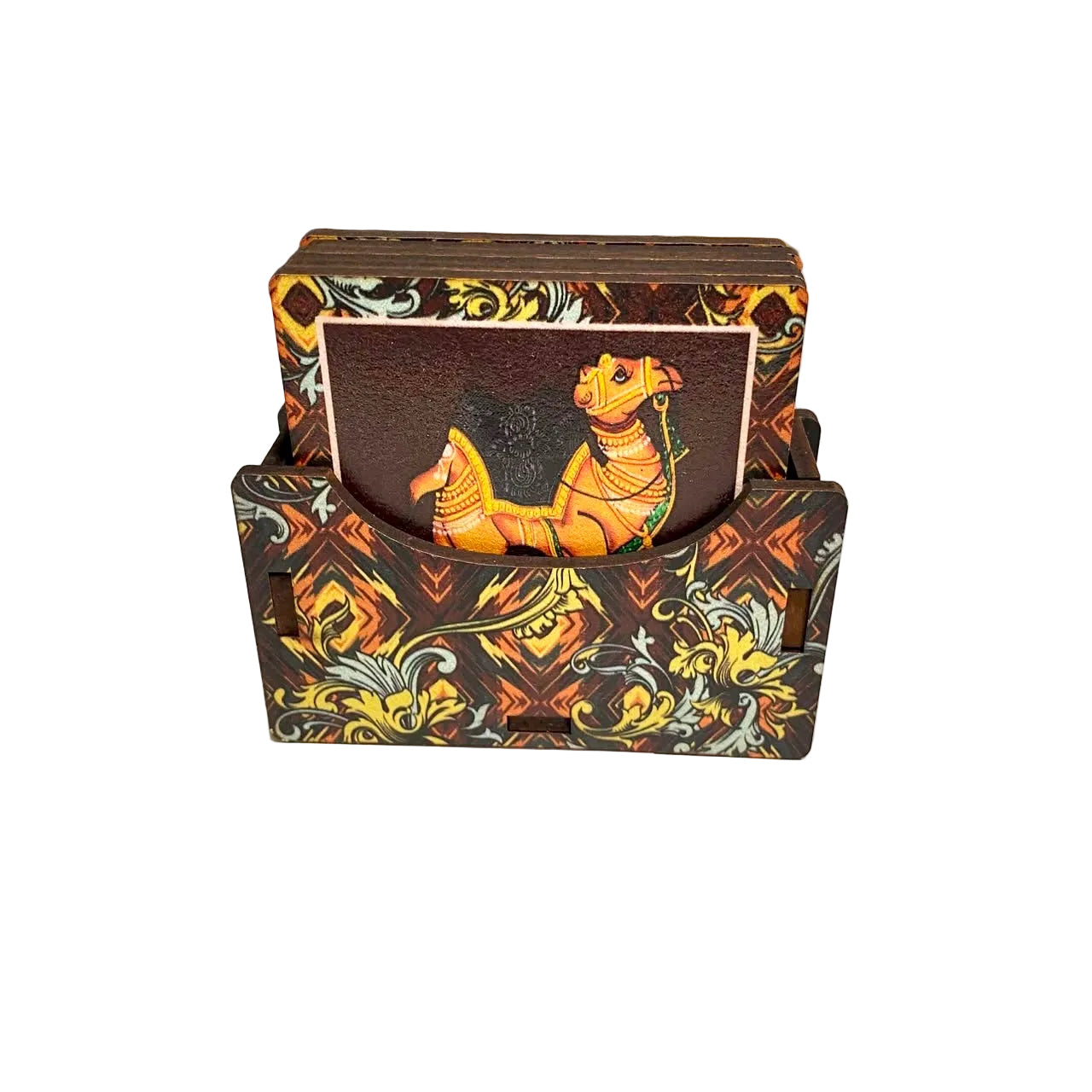 Tea Coasters In Various Indian Theme Kitchen Accessories Exclusively At Tamrapatra