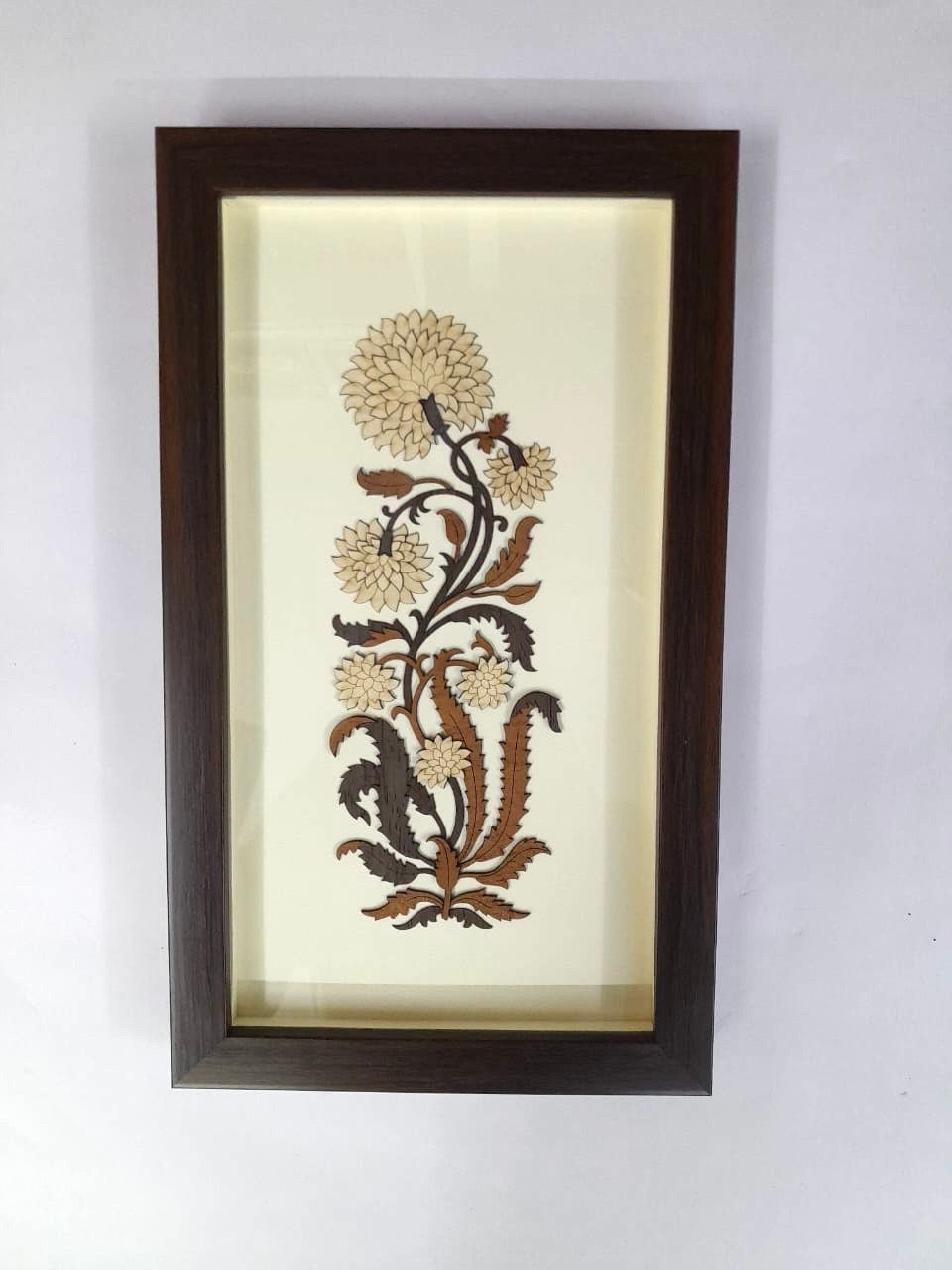 Floral Theme With Detailed Craftmanship Of Marquetry Exclusively By Tamrapatra