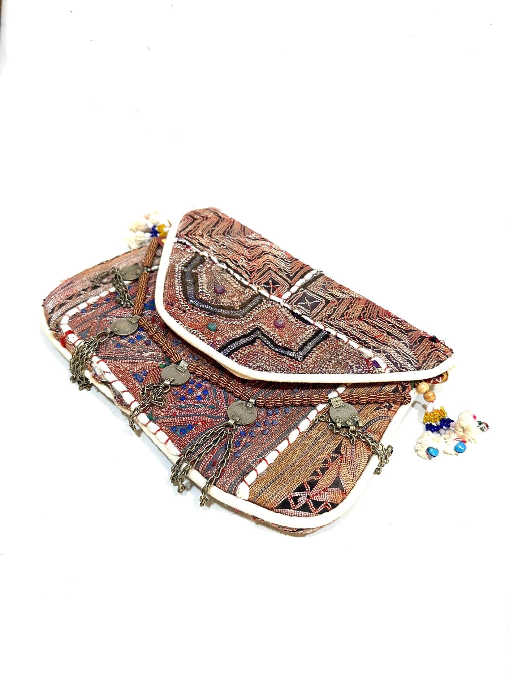 Purse Coin Work Traditional Embroidery Work Handcrafted From Tamrapatra