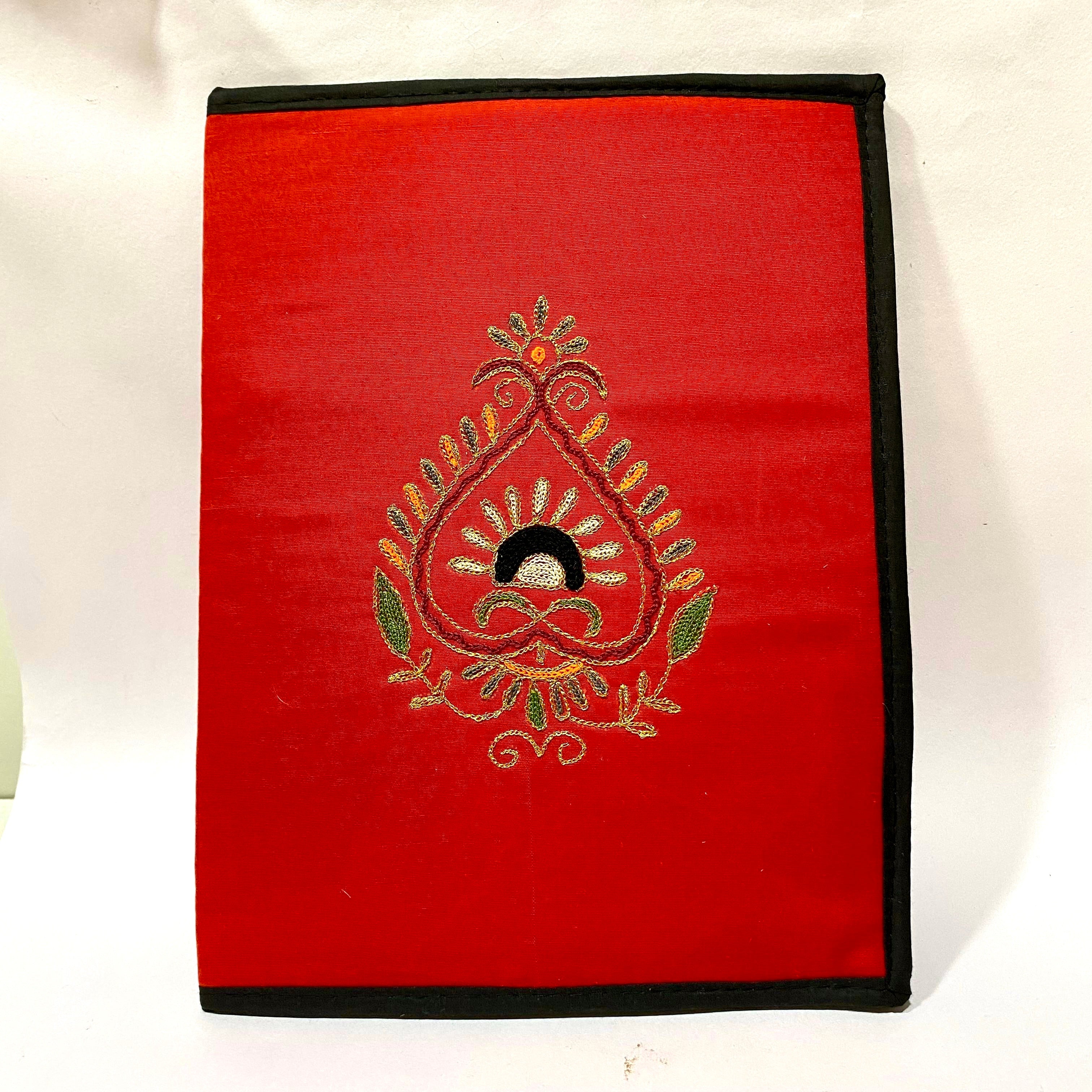 Embroidery Handmade Files To Store Documents Ethnic Collection By Tamrapatra