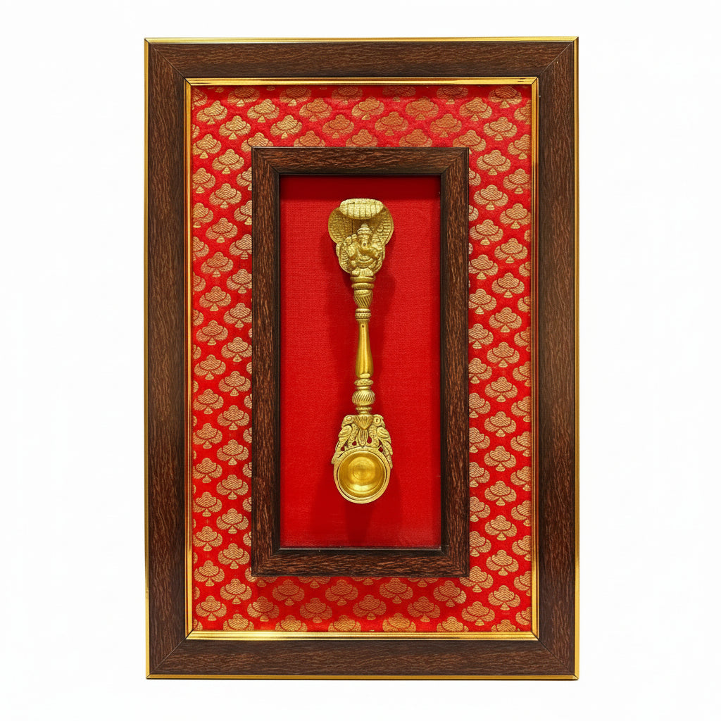 Brass Ganesha & Shesha Vintage Frames Collection Exclusive Designs By Tamrapatra