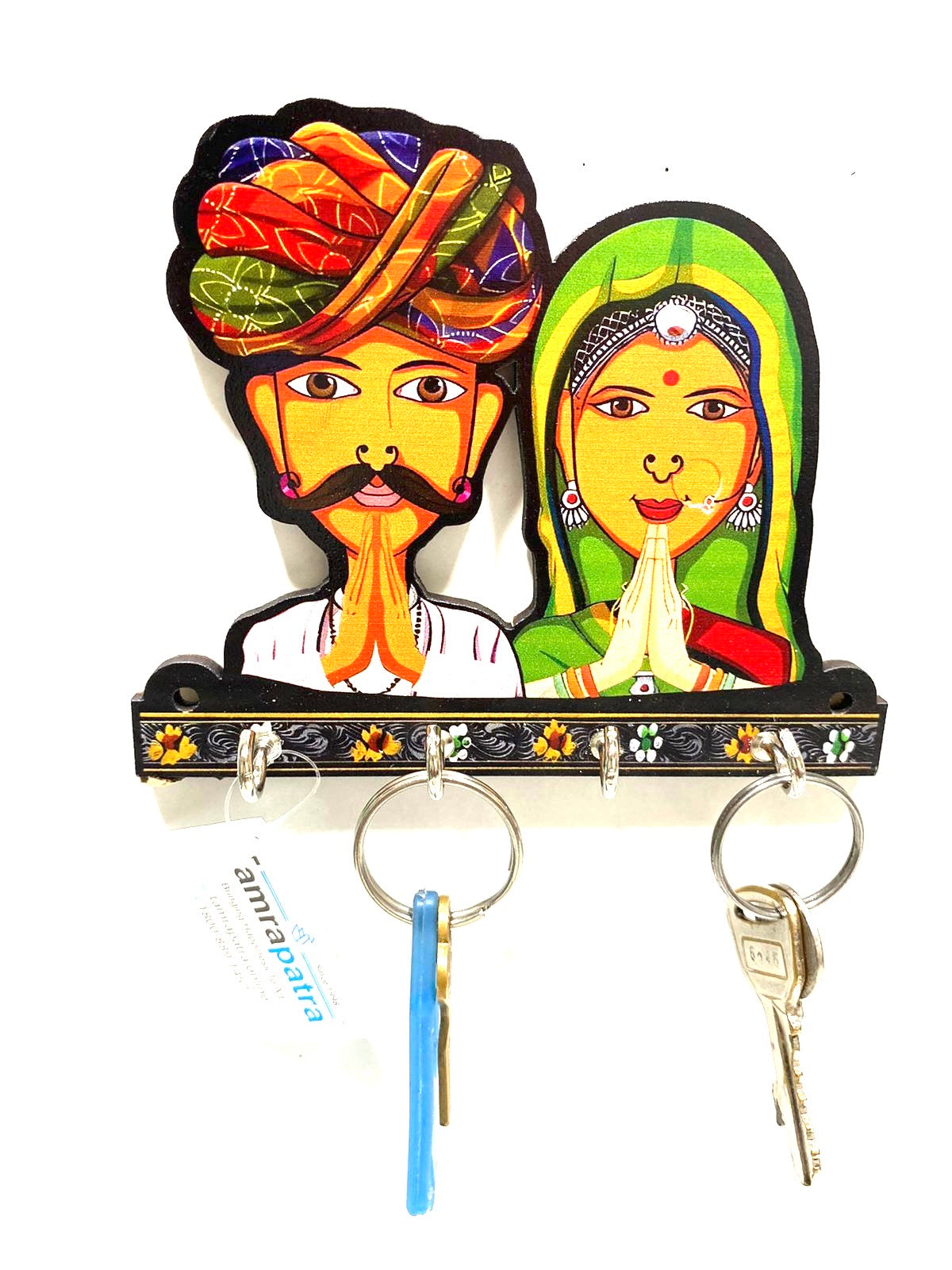 Various Concepts Of Indian Heritage Key Holders Collection MDF From Tamrapatra