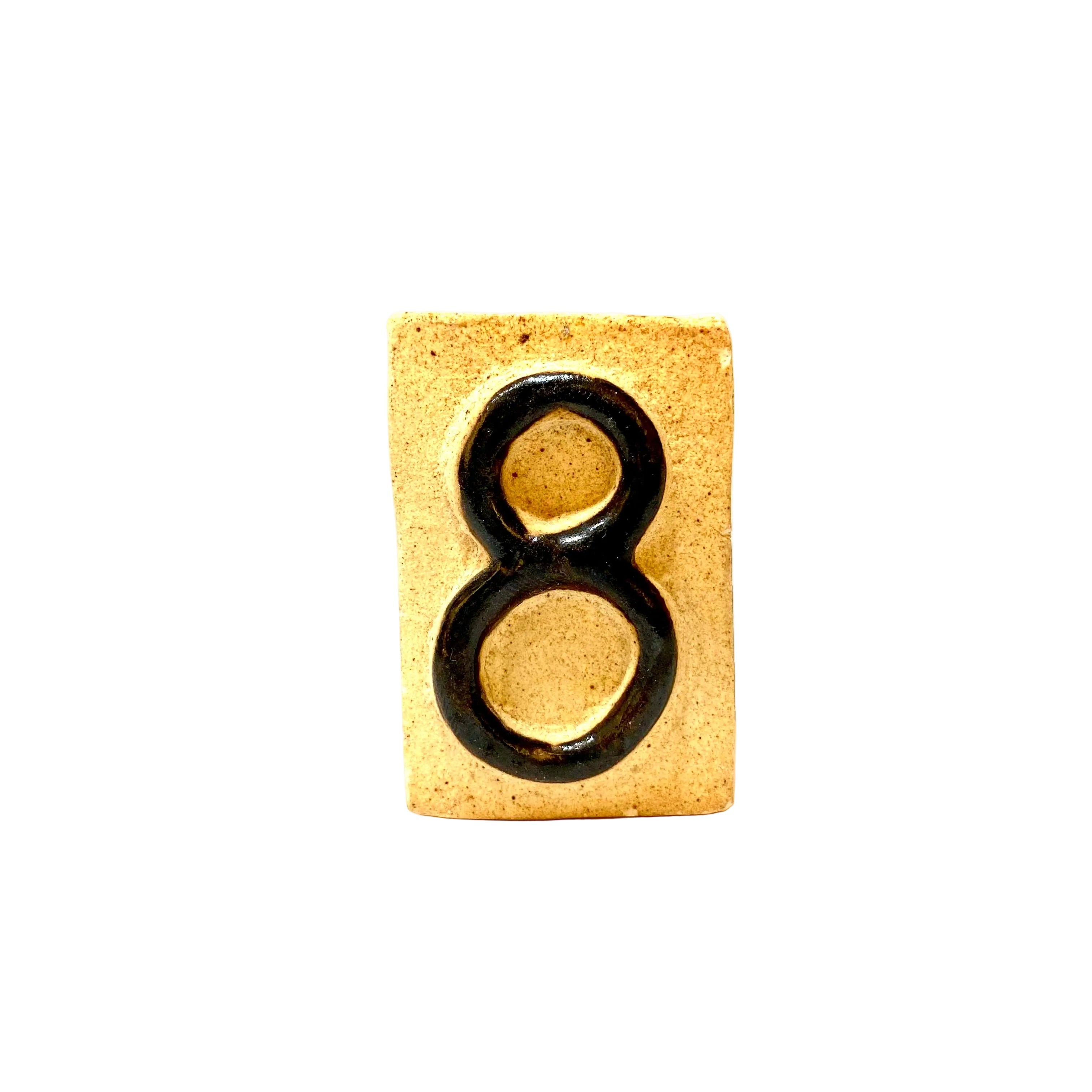 Alphabets Numbers Fillers For Ceramic Name Plate Handcrafted From Tamrapatra - Tamrapatra