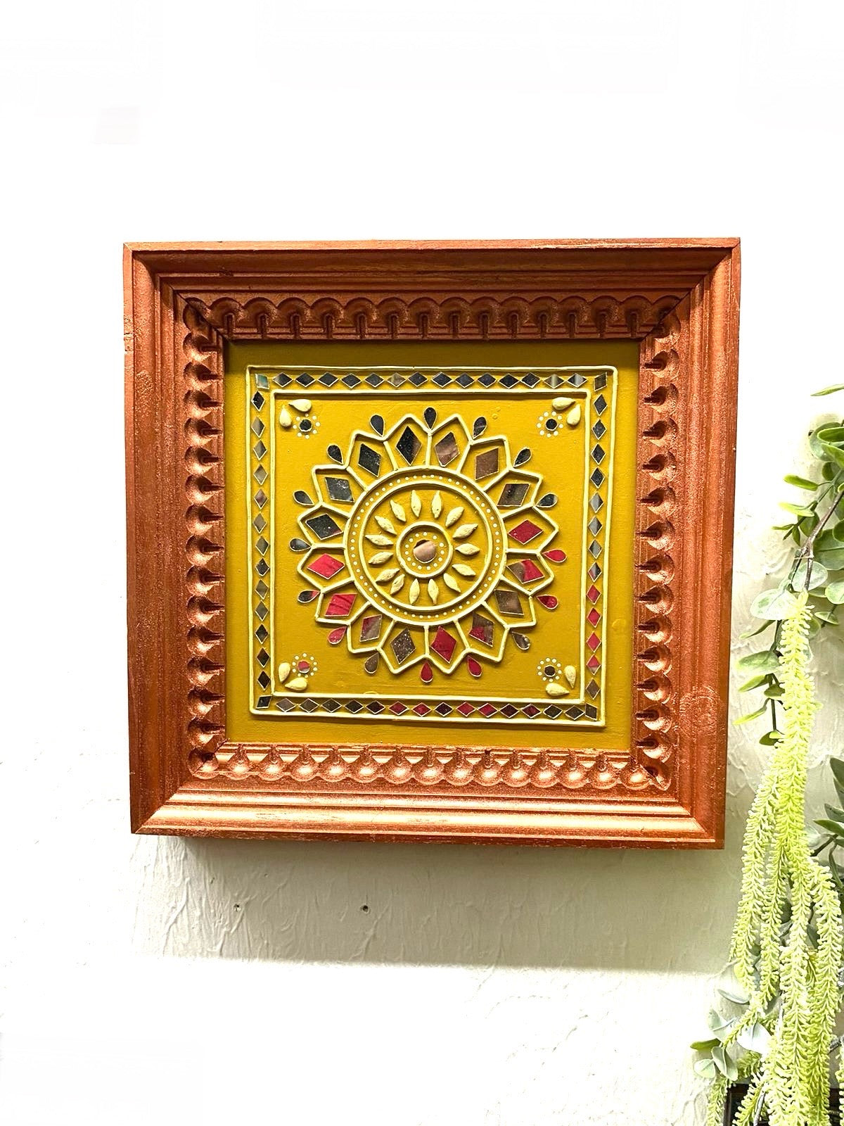 Mud Art Frames In Stunning Vintage Designs Handicrafts Of Gujrat By Tamrapatra