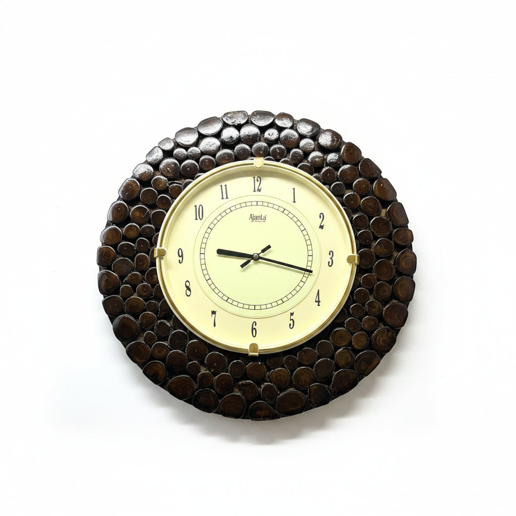 Wooden Clocks In Large Elegant Designs Wall Artware Utility From Tamrapatra - Tamrapatra